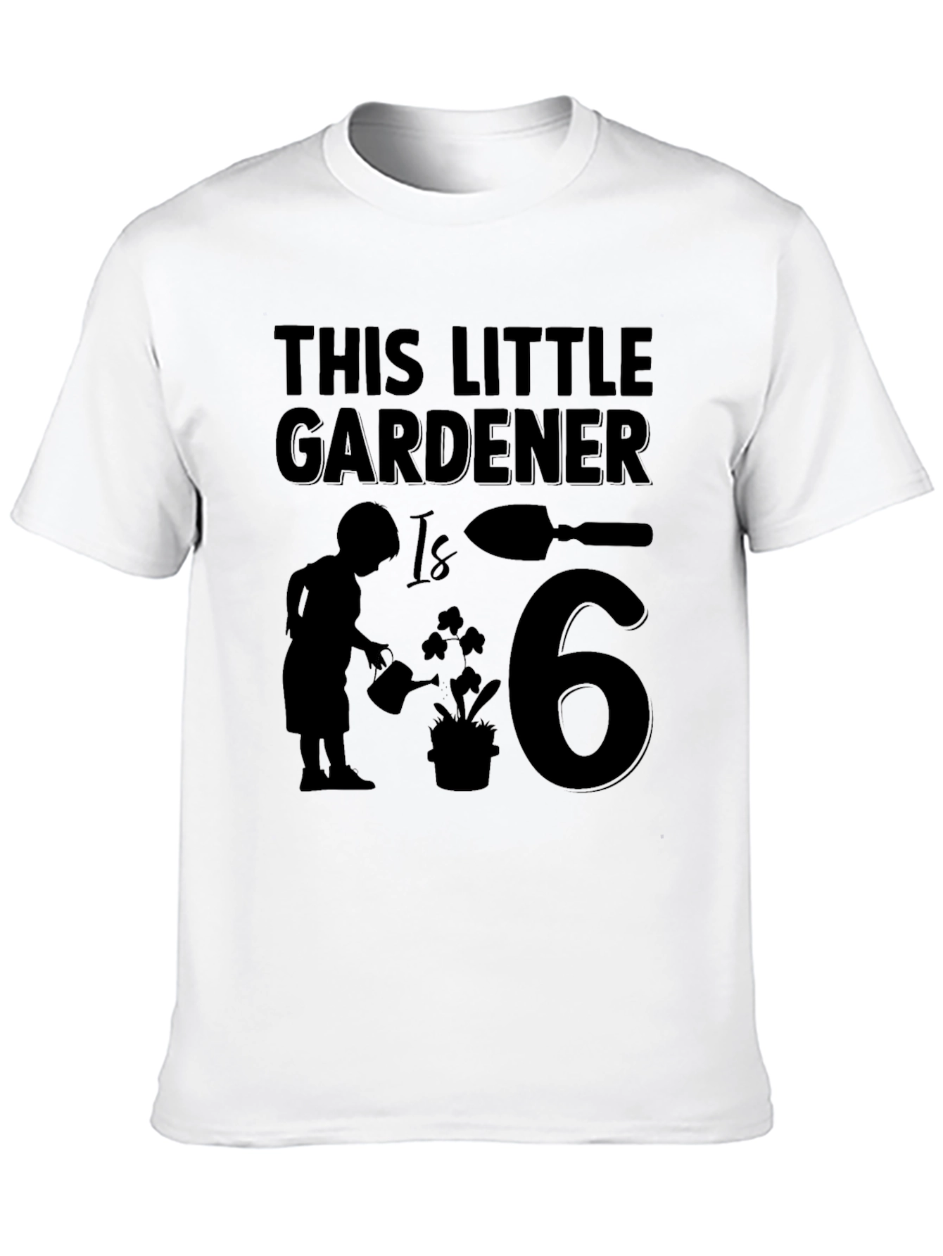 Little Gardener 6th Birthday T-Shirt