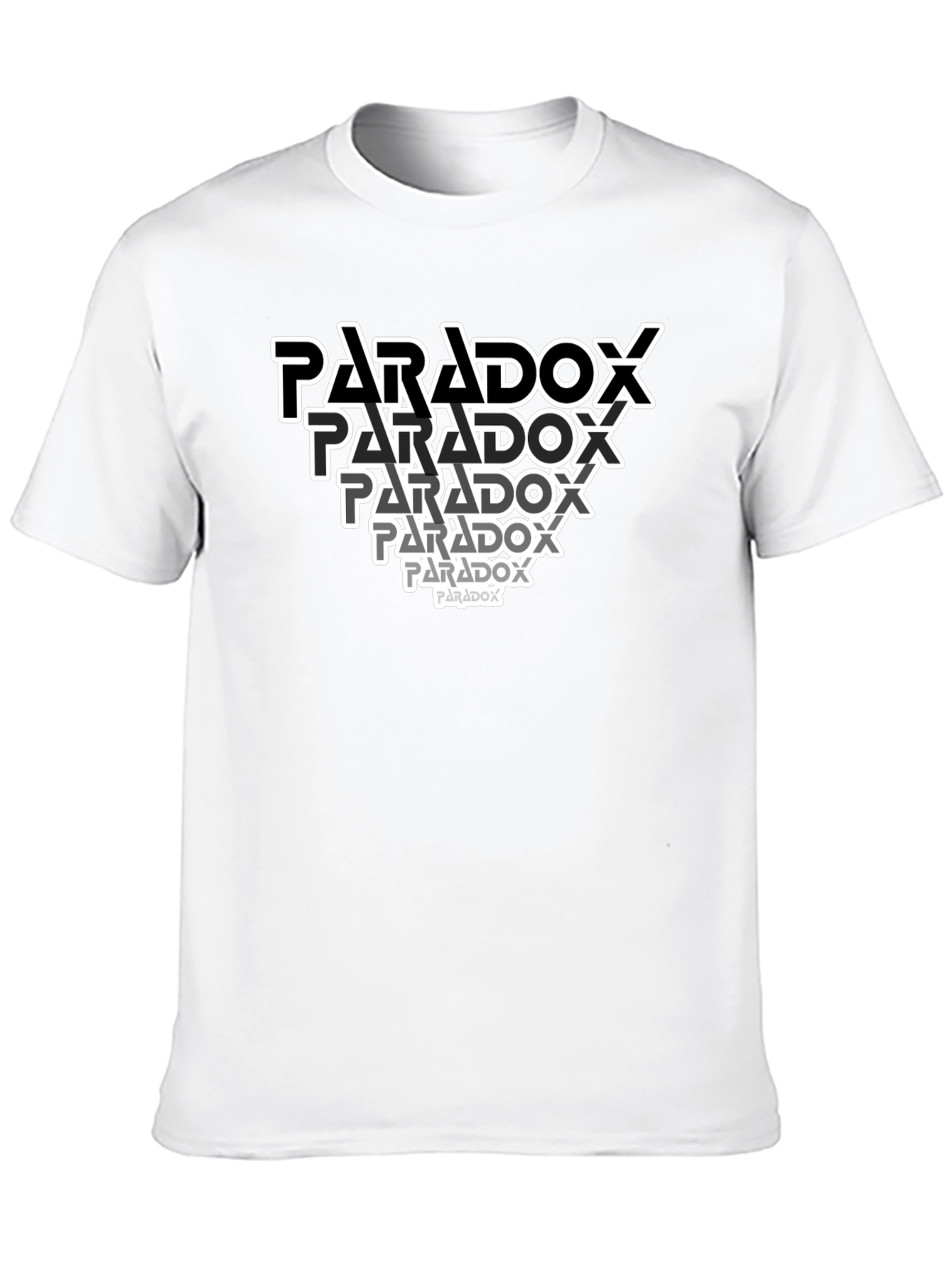 Paradox Graphic Print Black T-Shirt