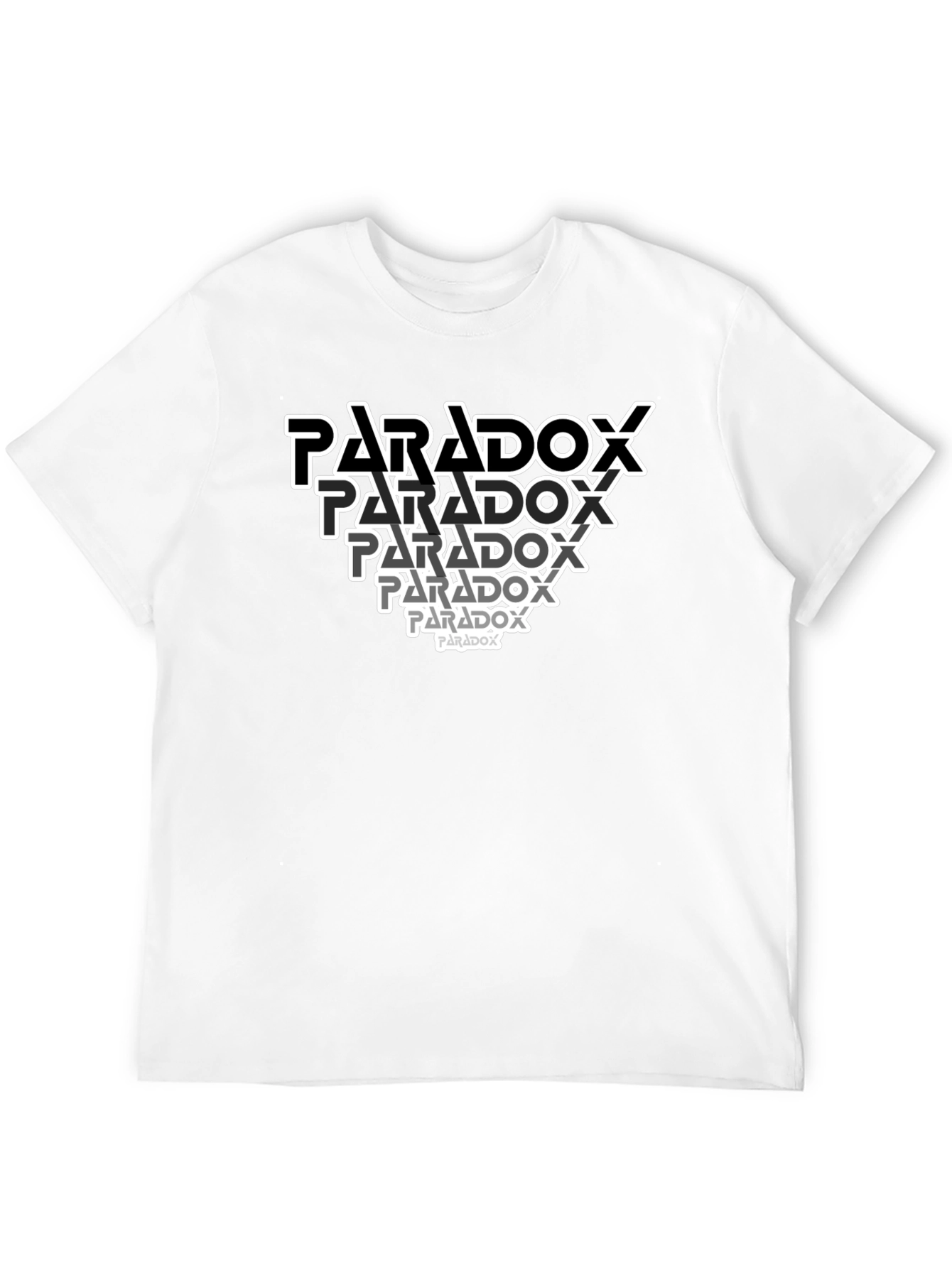 Paradox Graphic Print Black T-Shirt