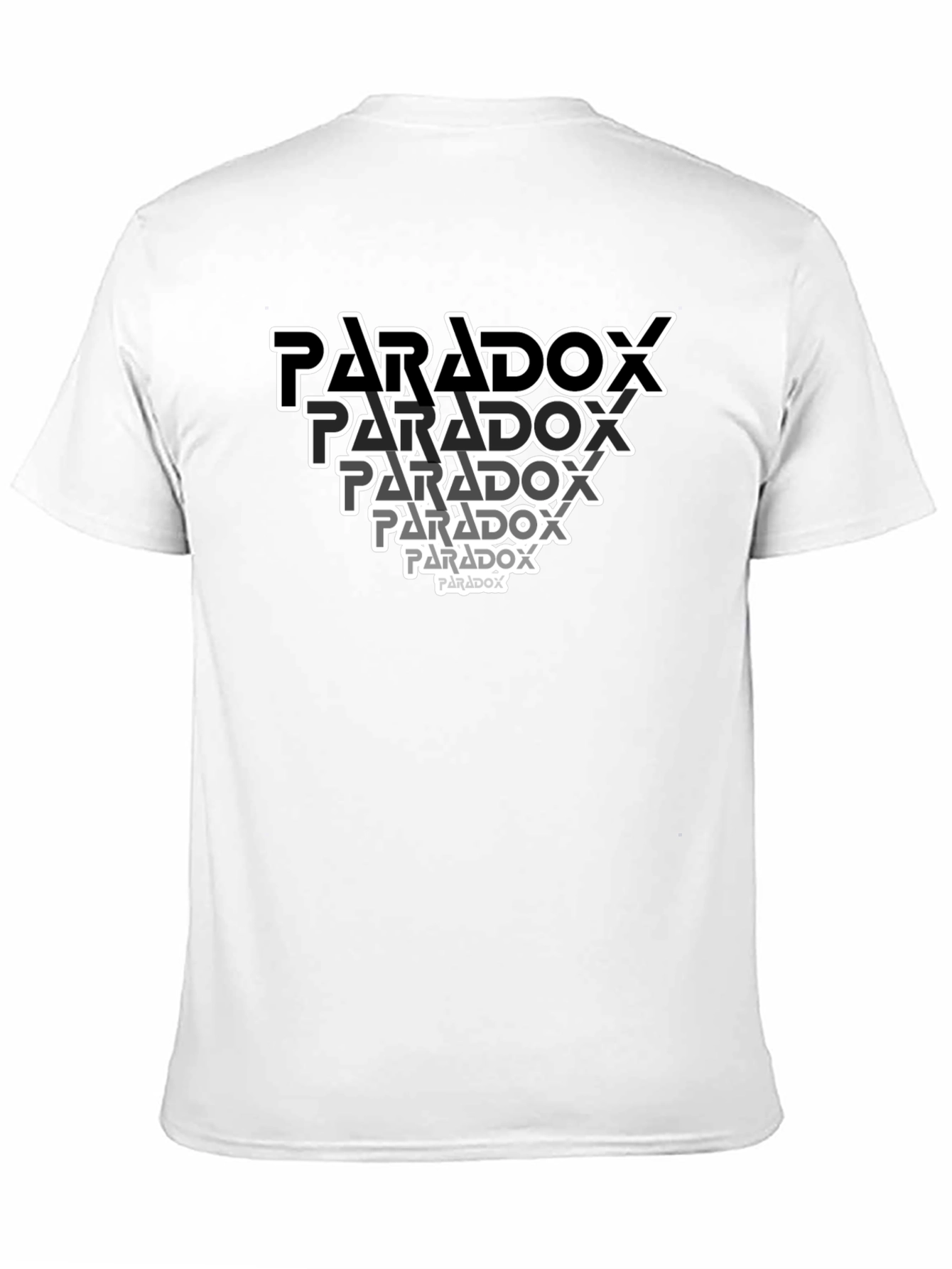 Paradox Graphic Print Black T-Shirt