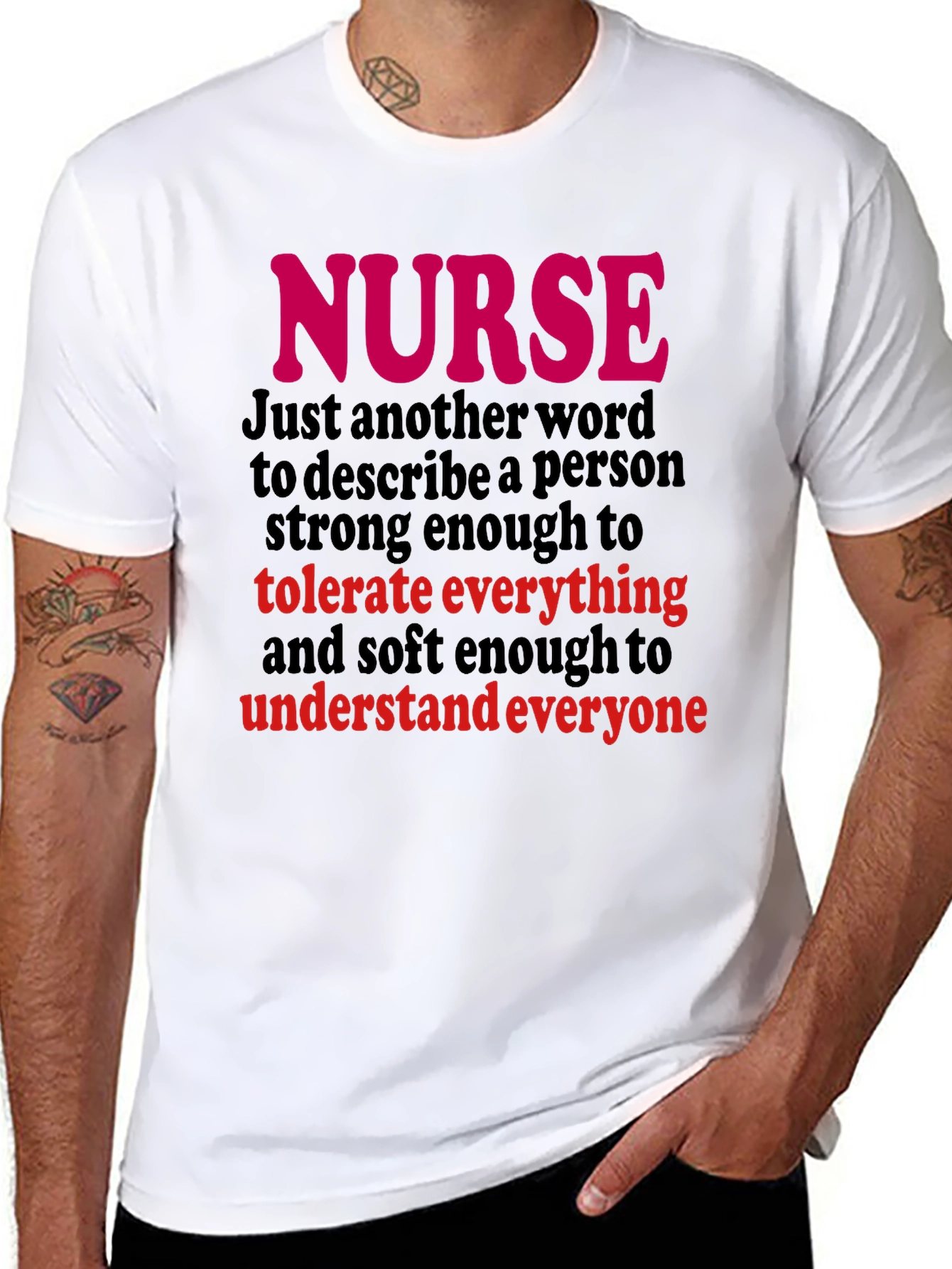Nurse T-Shirt - Tolerate Everything Understand Everyone