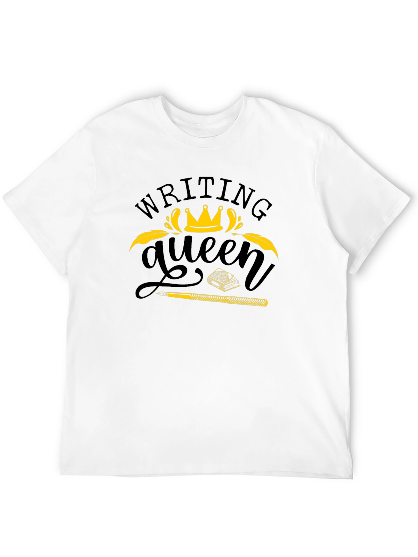 Writing Queen Black T-Shirt