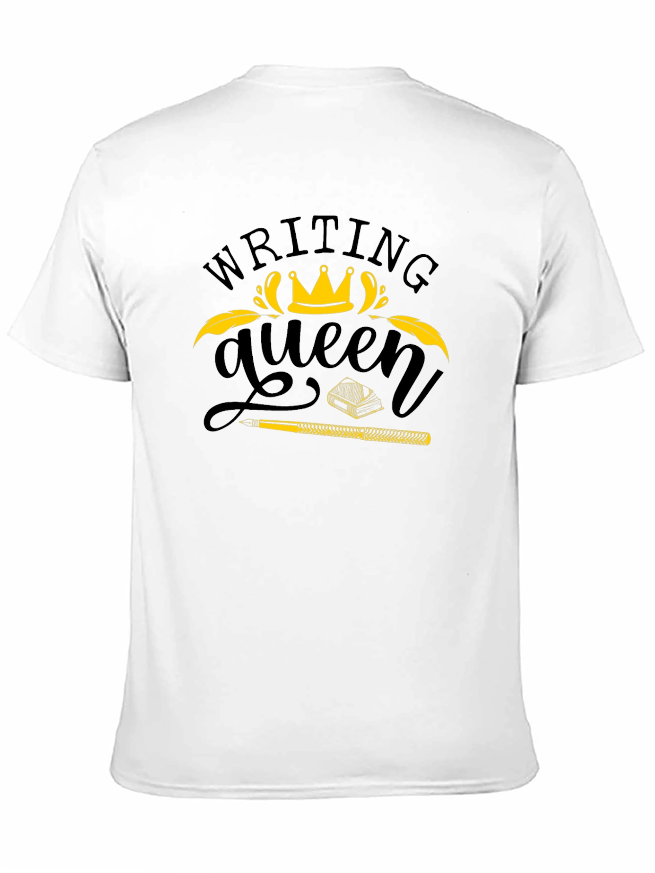 Writing Queen Black T-Shirt