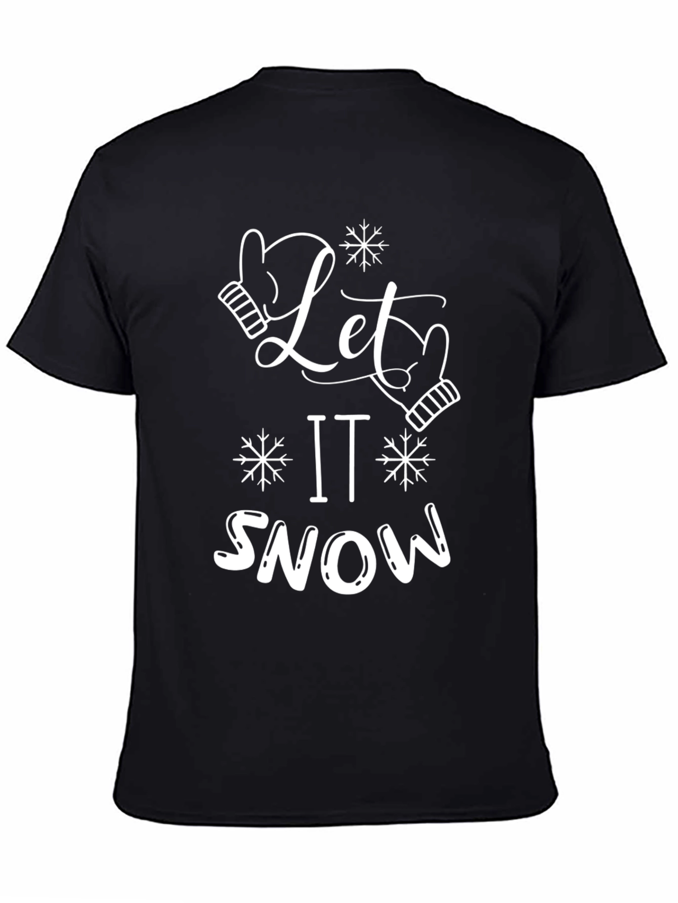 Let It Snow Graphic Tee - Holiday Shirt
