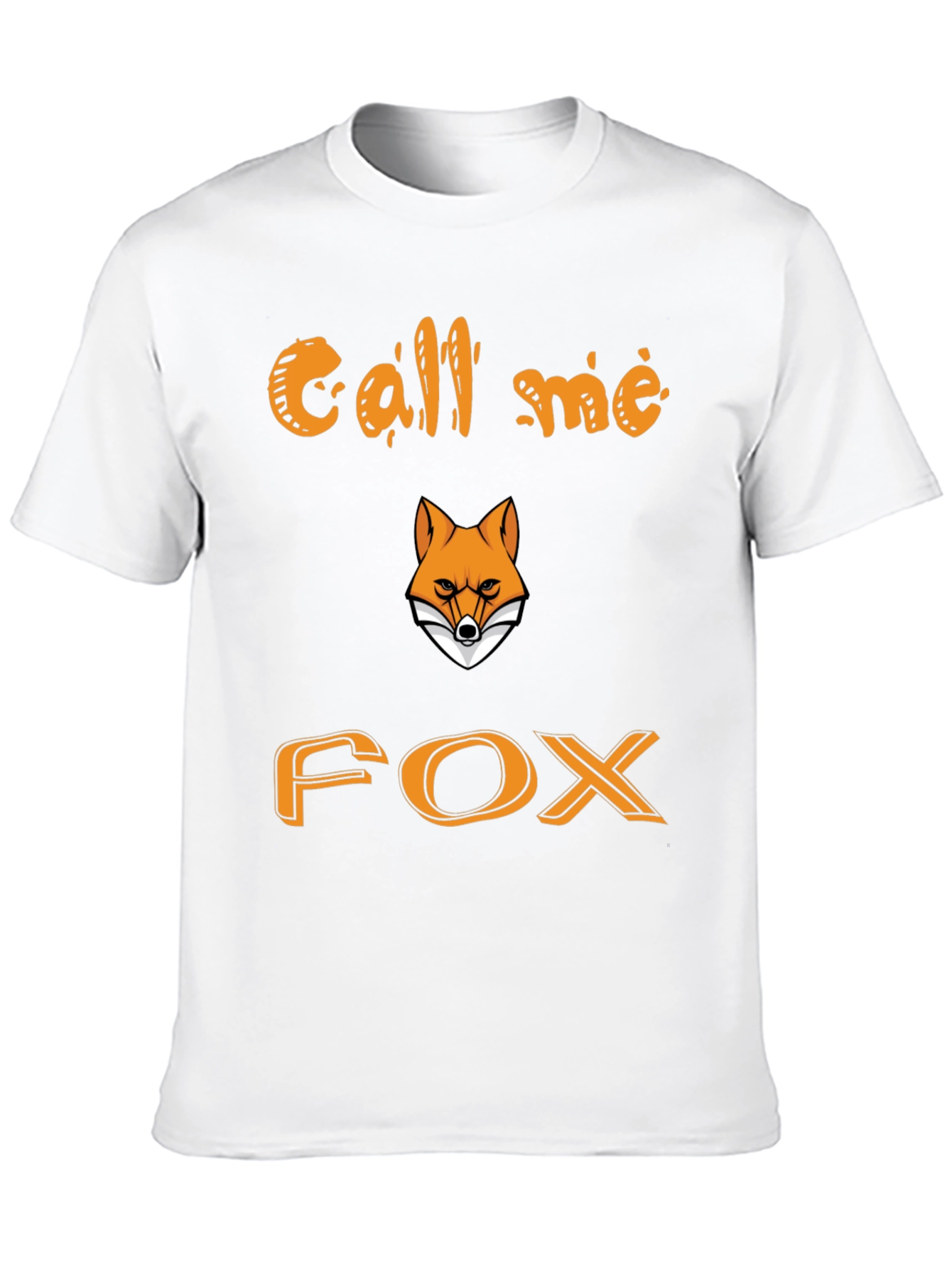 Call Me Fox Graphic Tee - Cool Animal T-Shirt