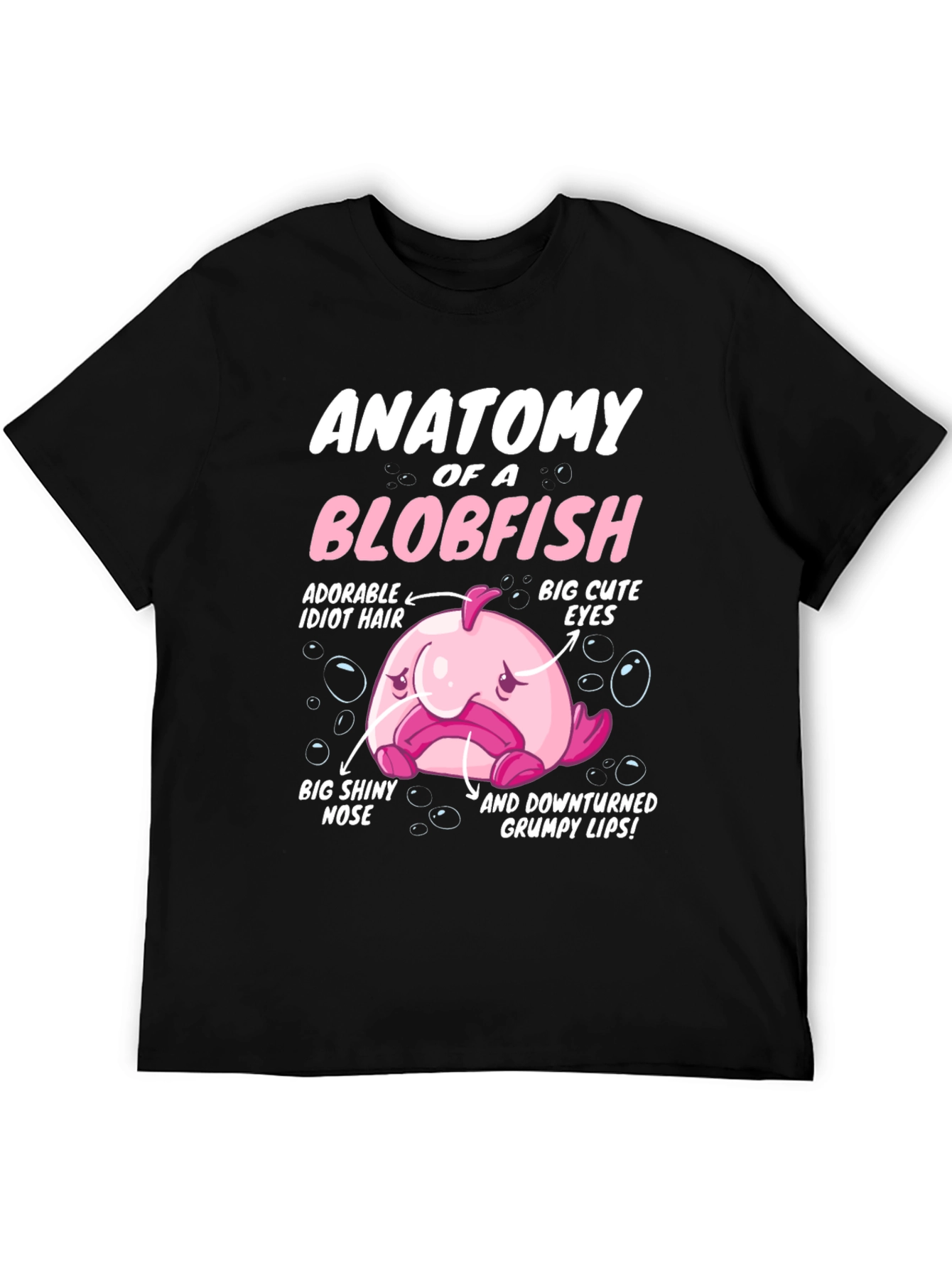 Anatomy of a Blobfish Graphic T-Shirt