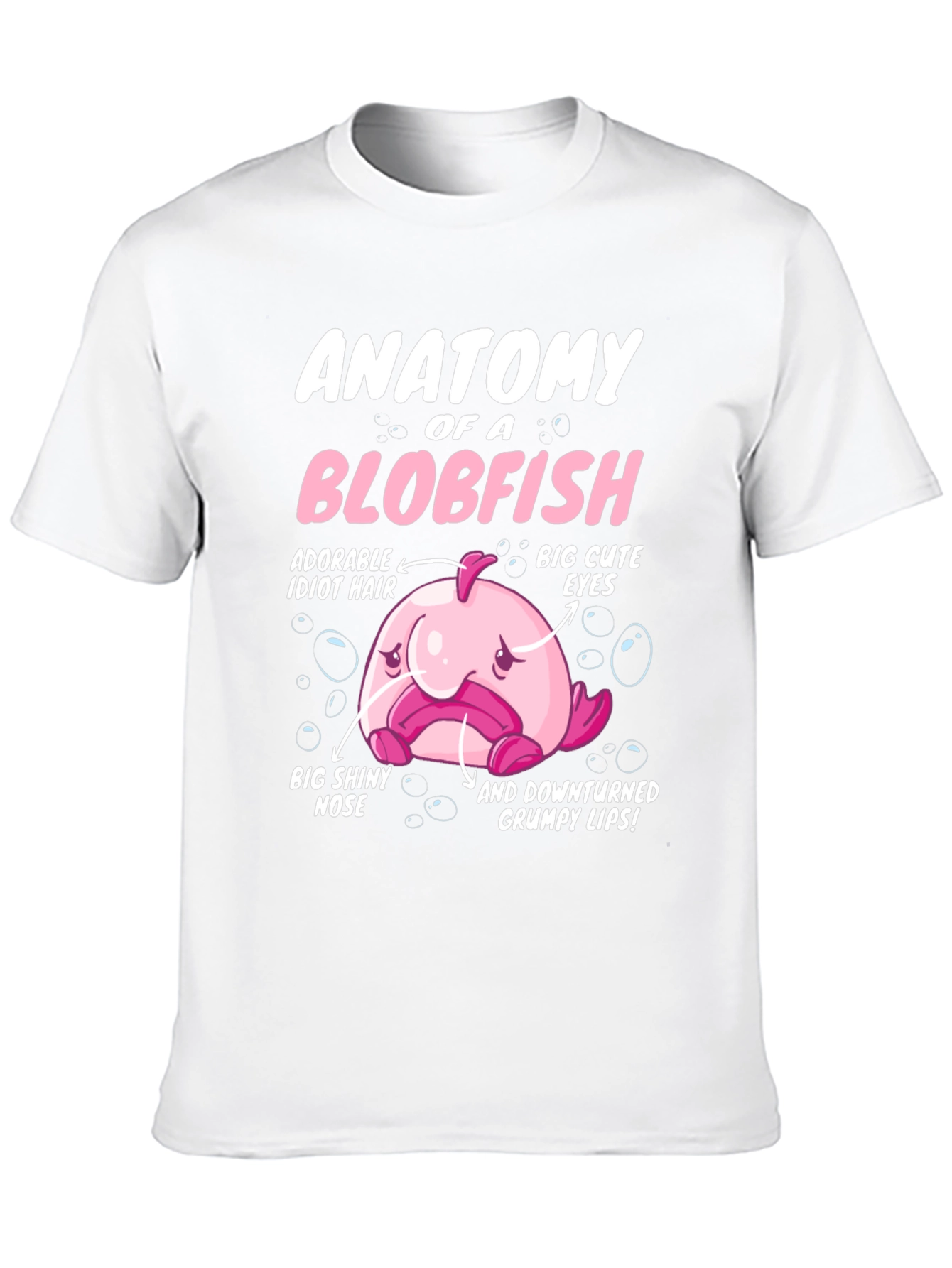 Anatomy of a Blobfish Graphic T-Shirt