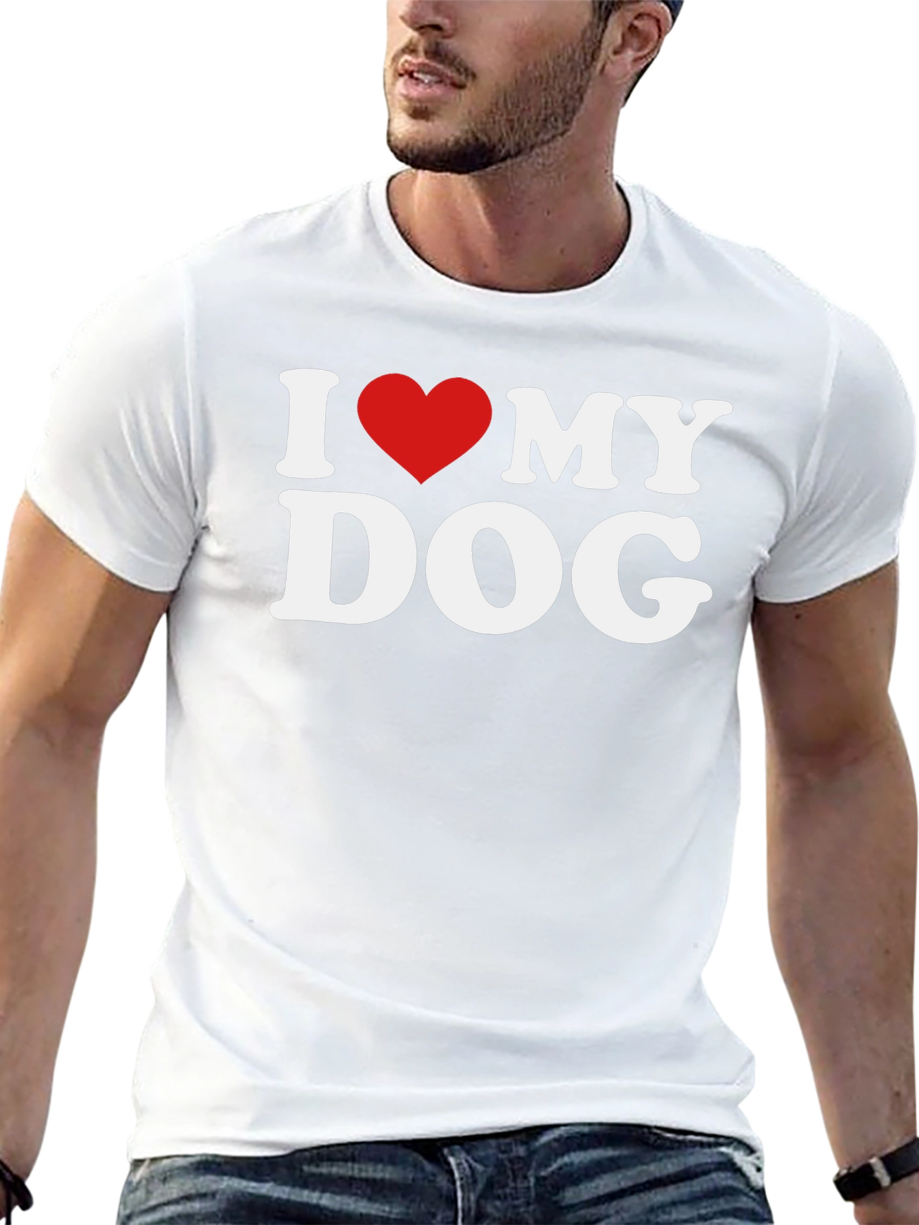 I Love My Dog Graphic T-Shirt