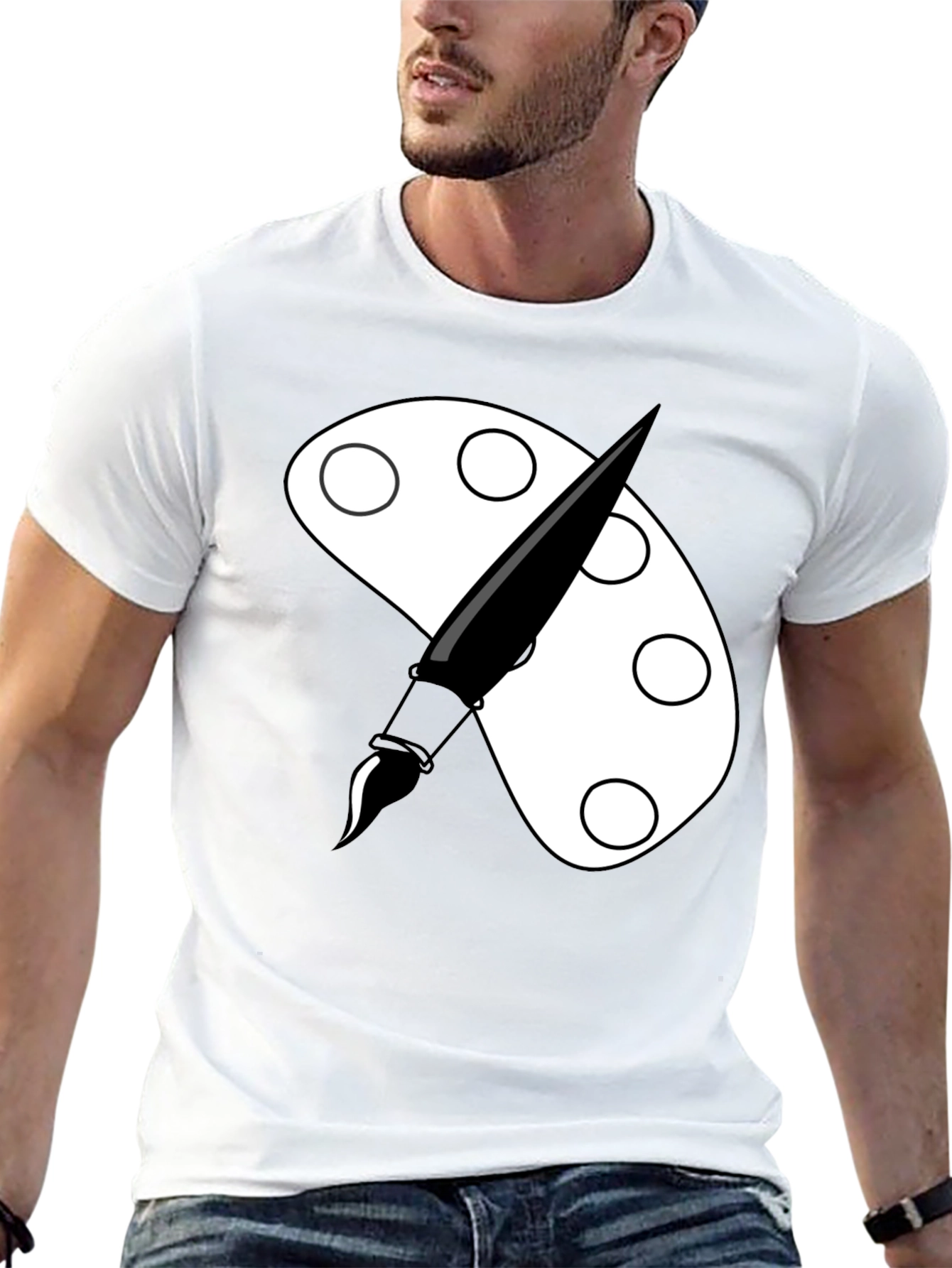 Artist Palette T-Shirt - Creative & Stylish
