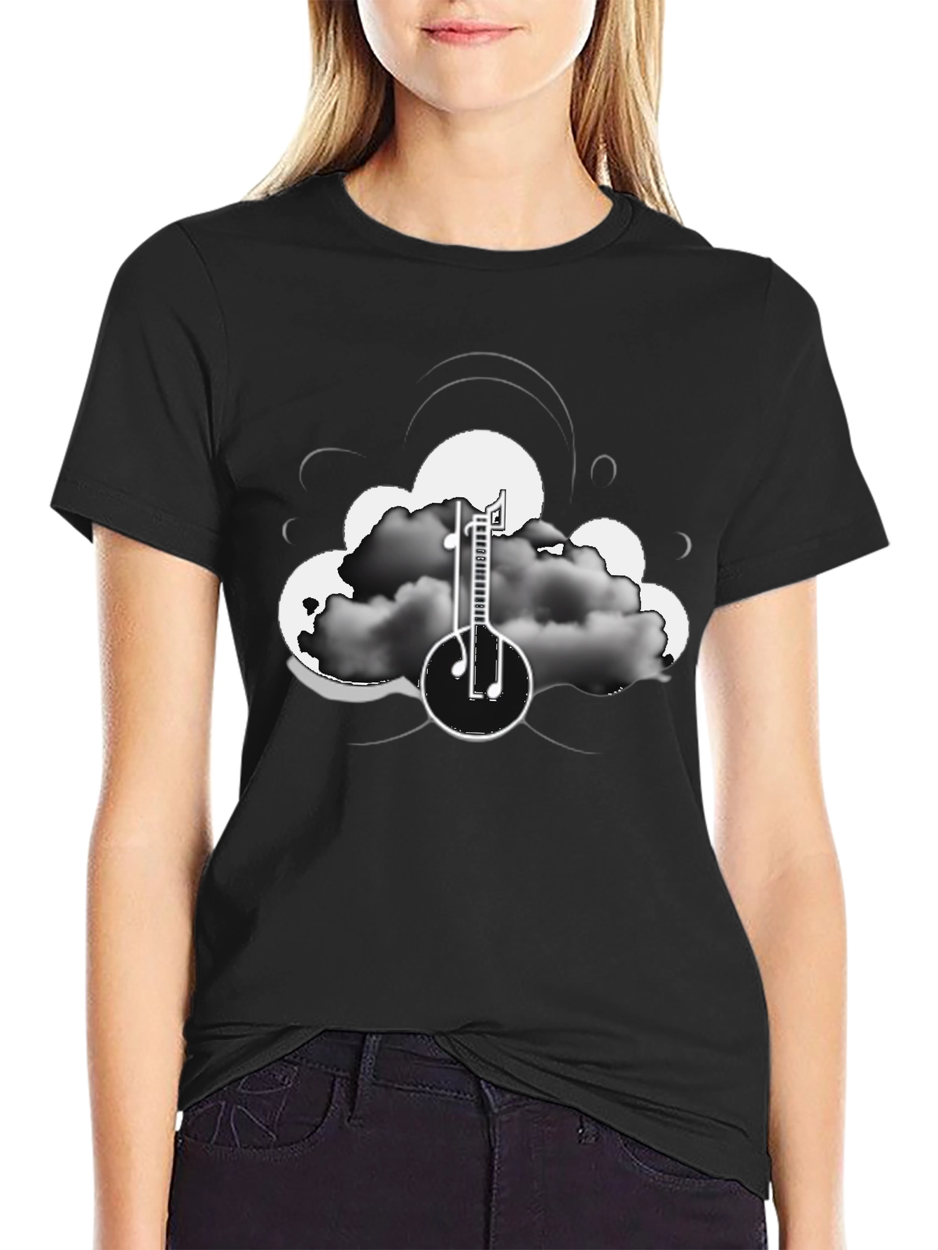 Cloud Banjo T-Shirt - Black