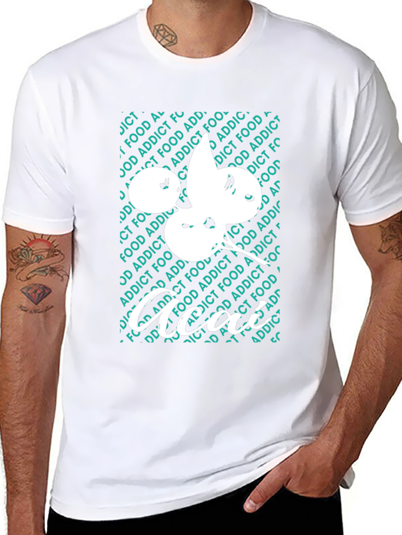 Food Addict Acai Graphic Tee
