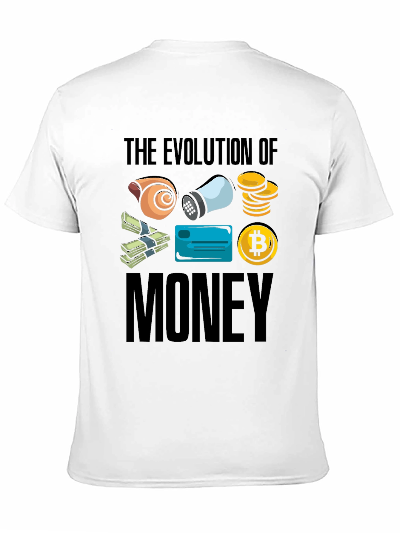 Evolution of Money Graphic T-Shirt