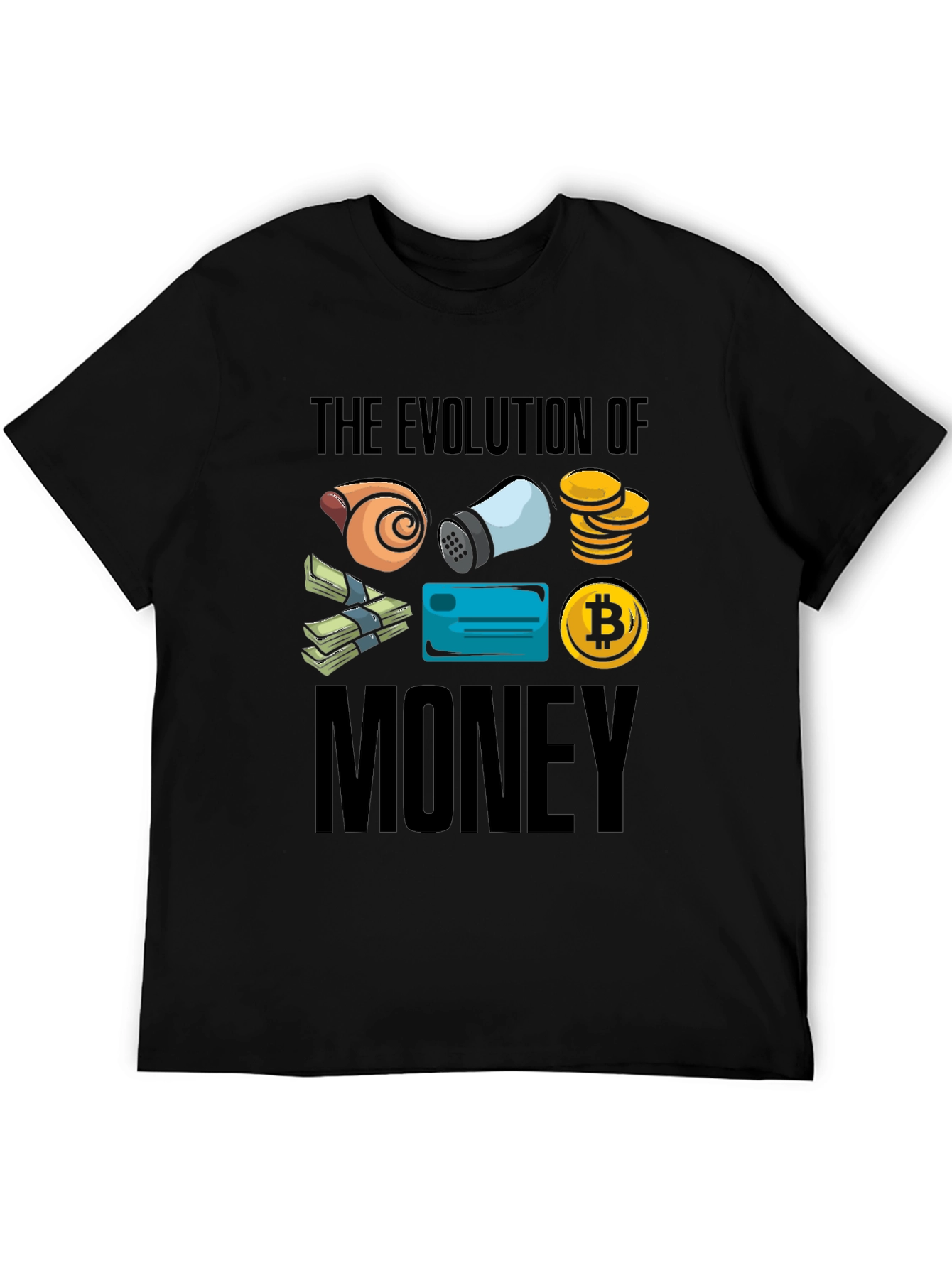 Evolution of Money Graphic T-Shirt
