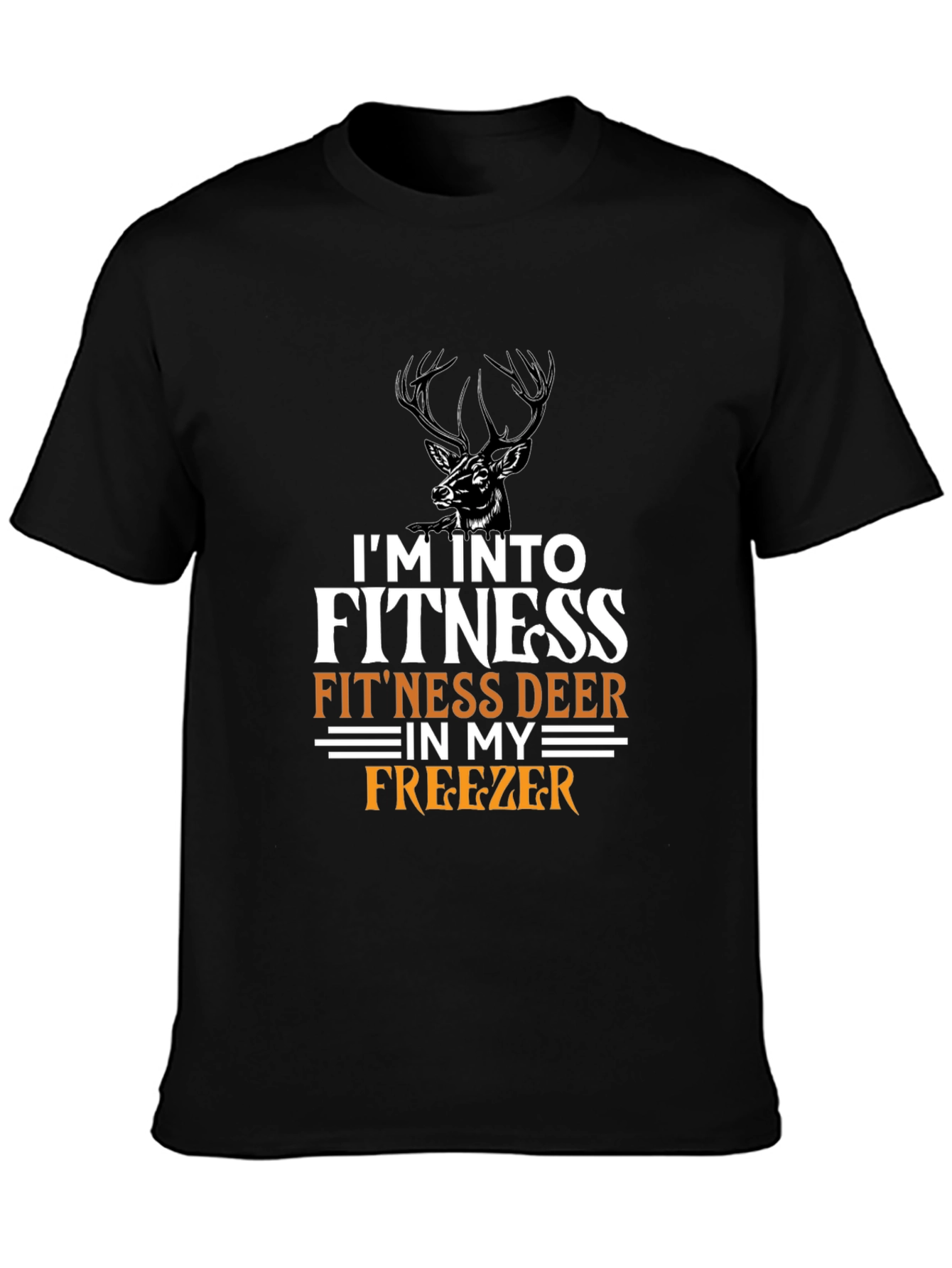 Fitness Deer T-Shirt - Hunting Humor Tee