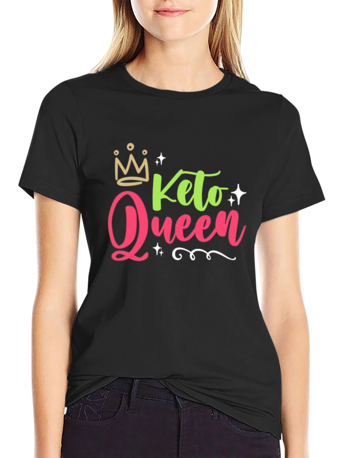 Keto Queen Black T-Shirt