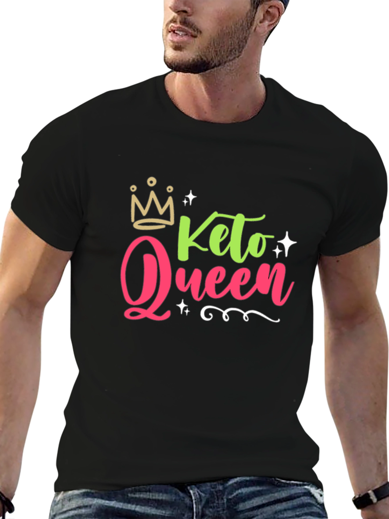 Keto Queen Black T-Shirt