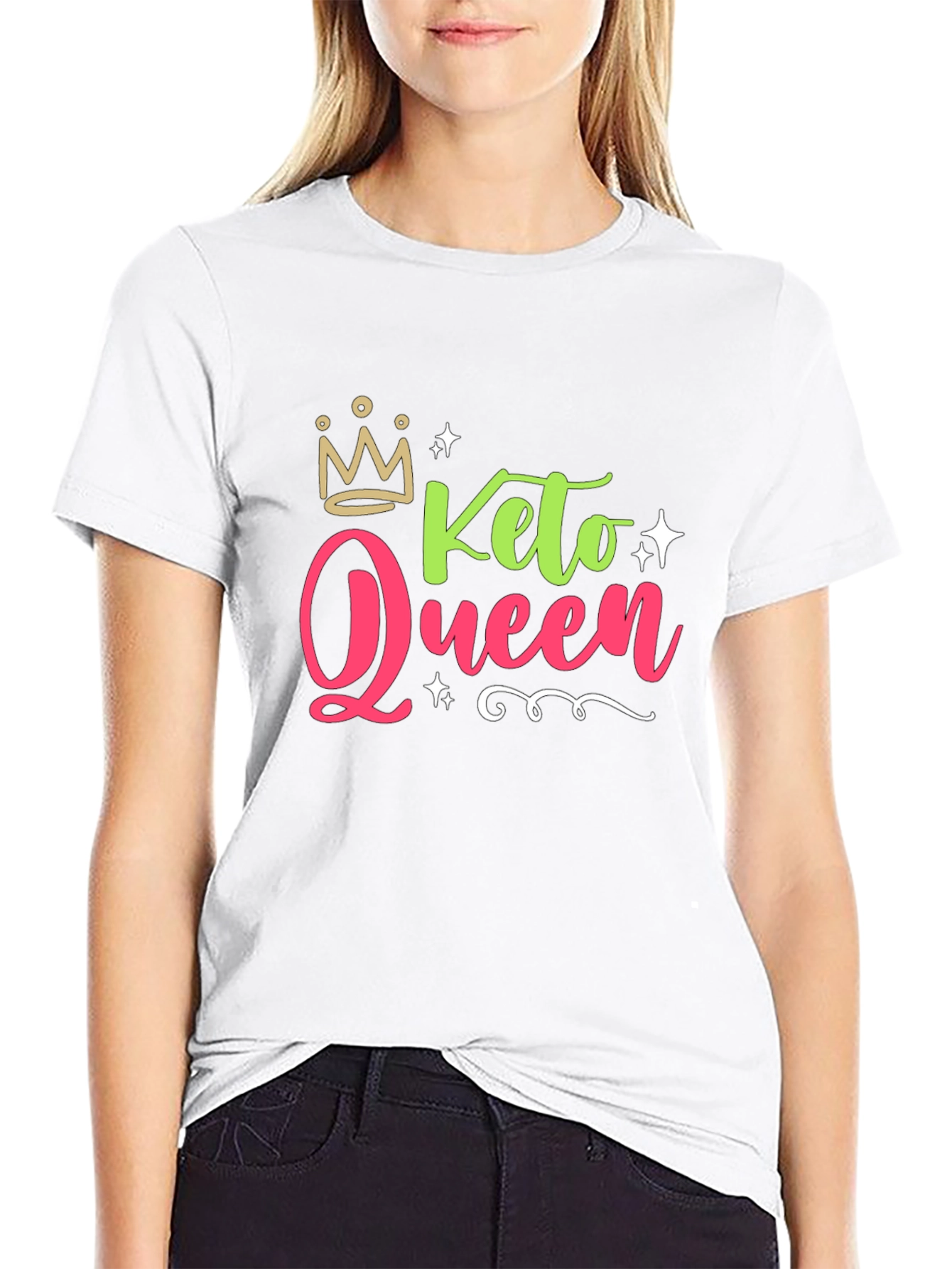 Keto Queen Black T-Shirt