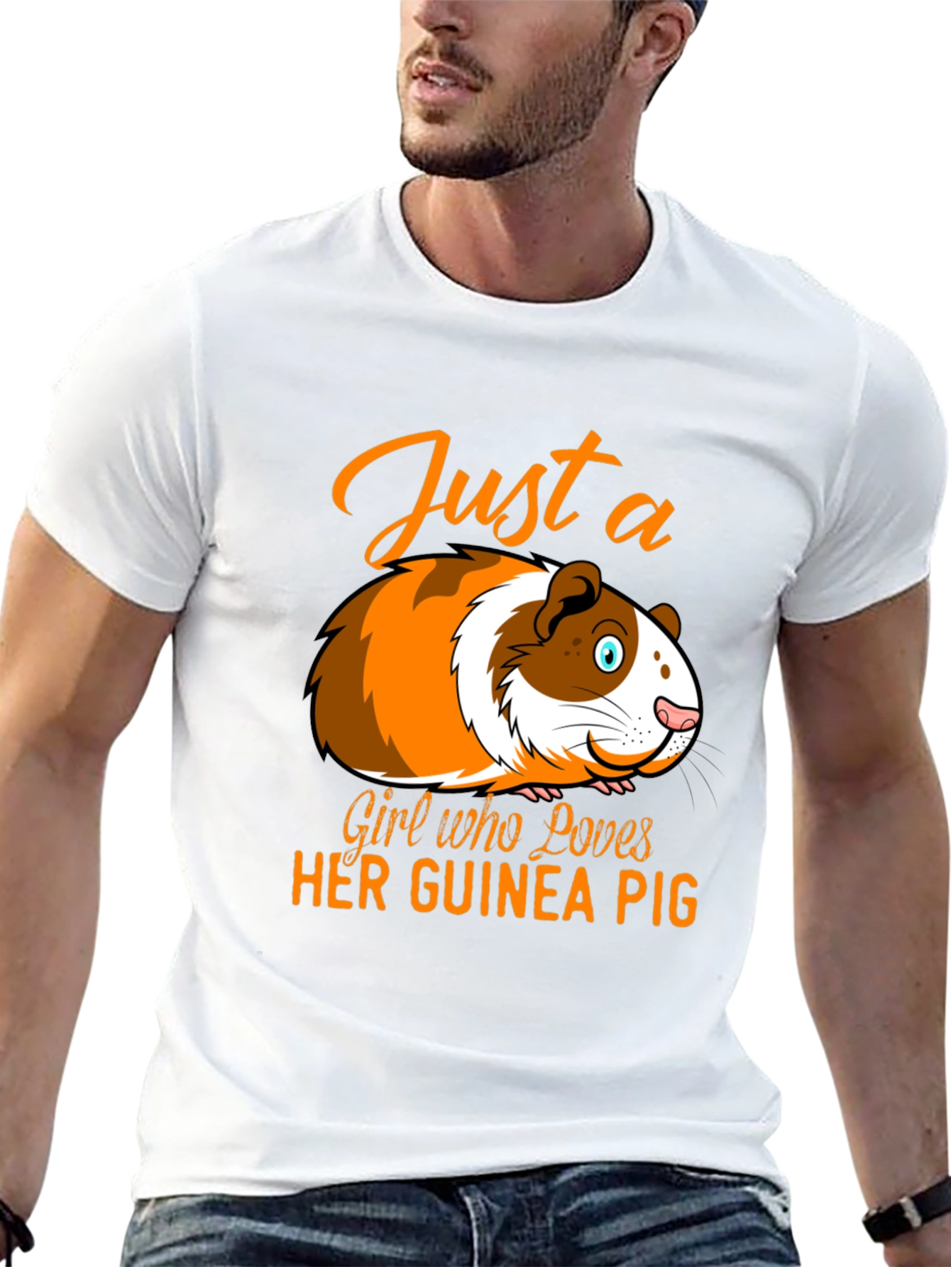 Just a Girl Who Loves Her Guinea Pig T-Shirt
