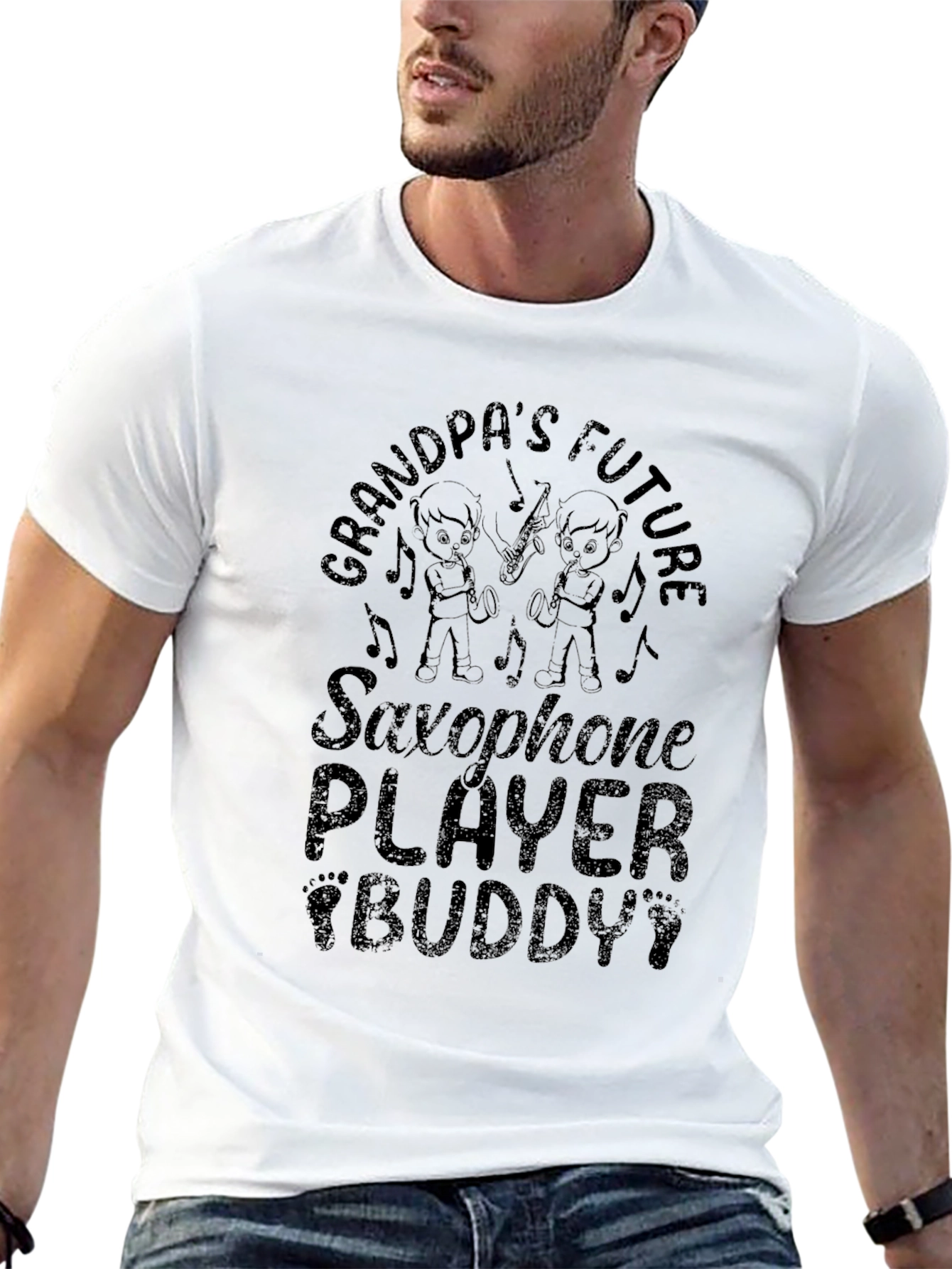Grandpas Future Saxophone Player Buddy T-Shirt