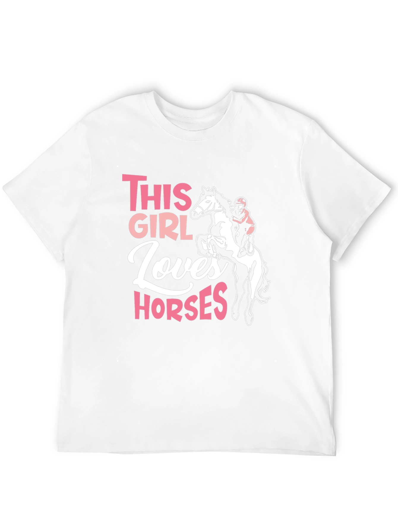 Girl Who Loves Horses T-Shirt