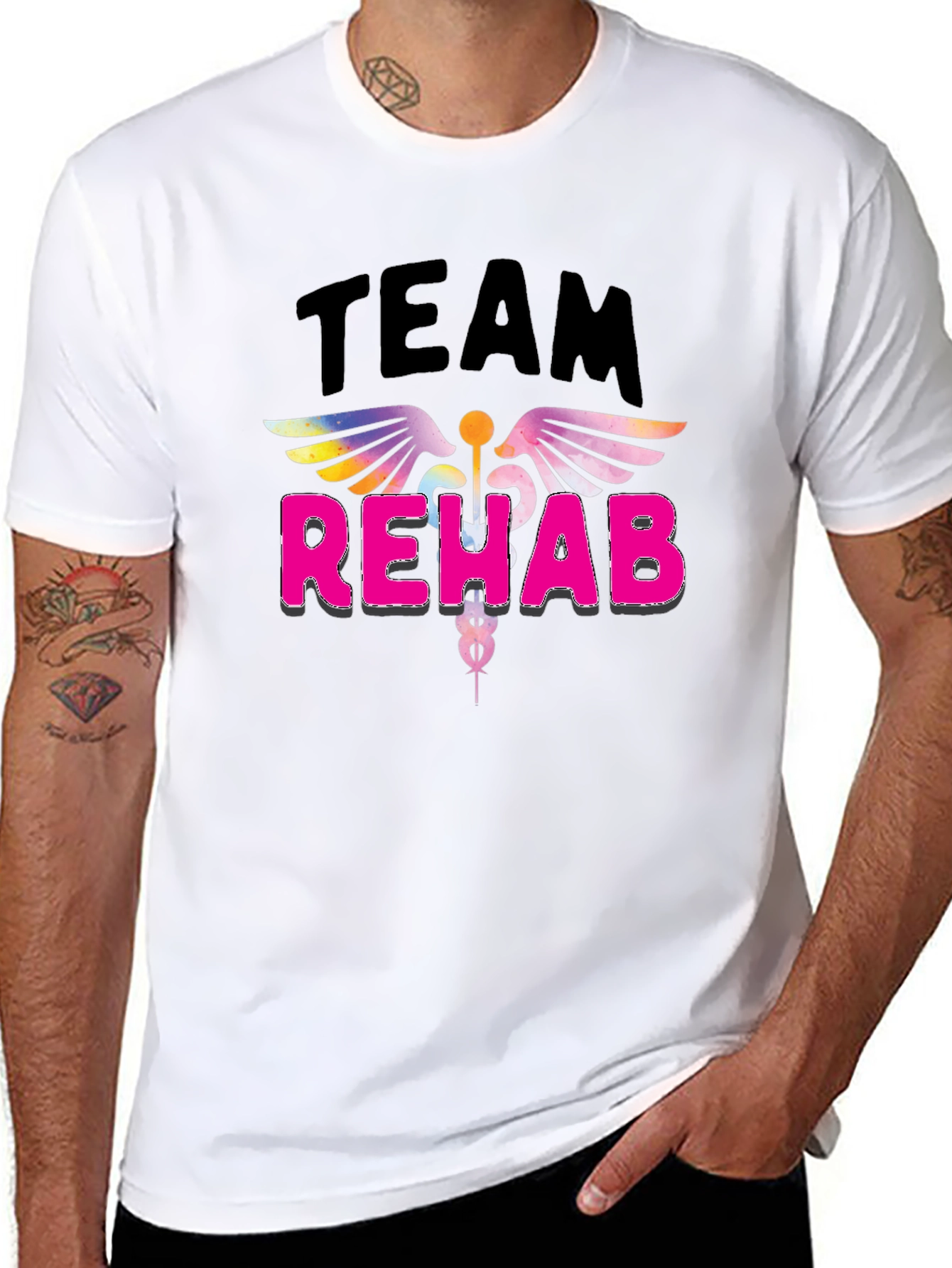 Team Rehab T-Shirt - Therapy & Recovery Tee