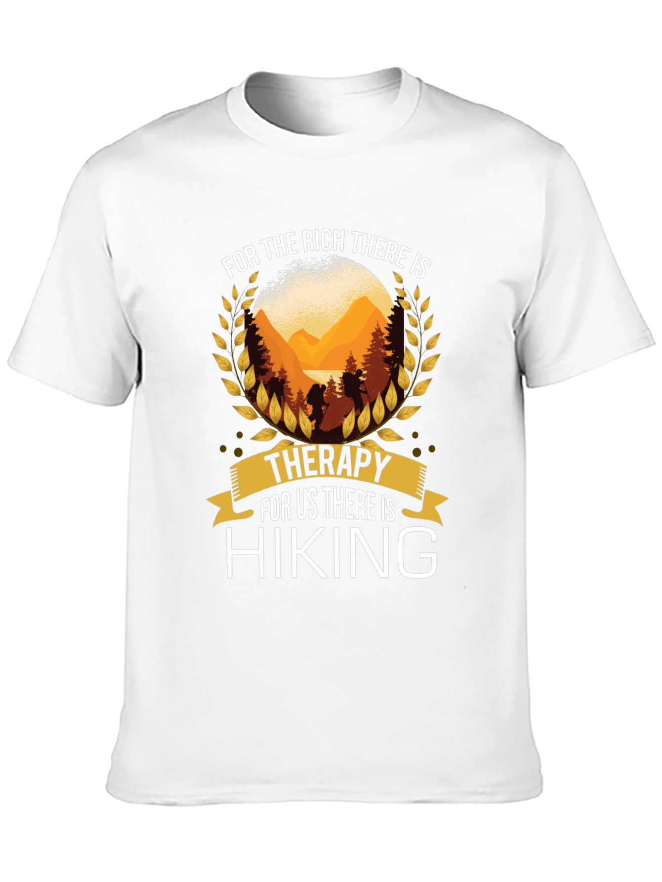 Hiking Therapy T-Shirt - Outdoor Adventure Tee