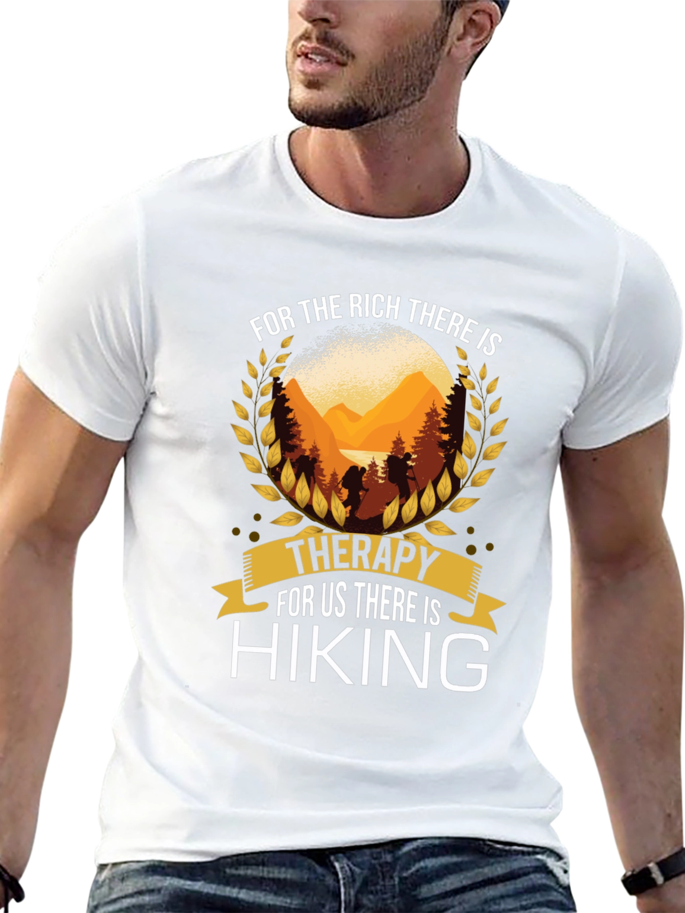Hiking Therapy T-Shirt - Outdoor Adventure Tee