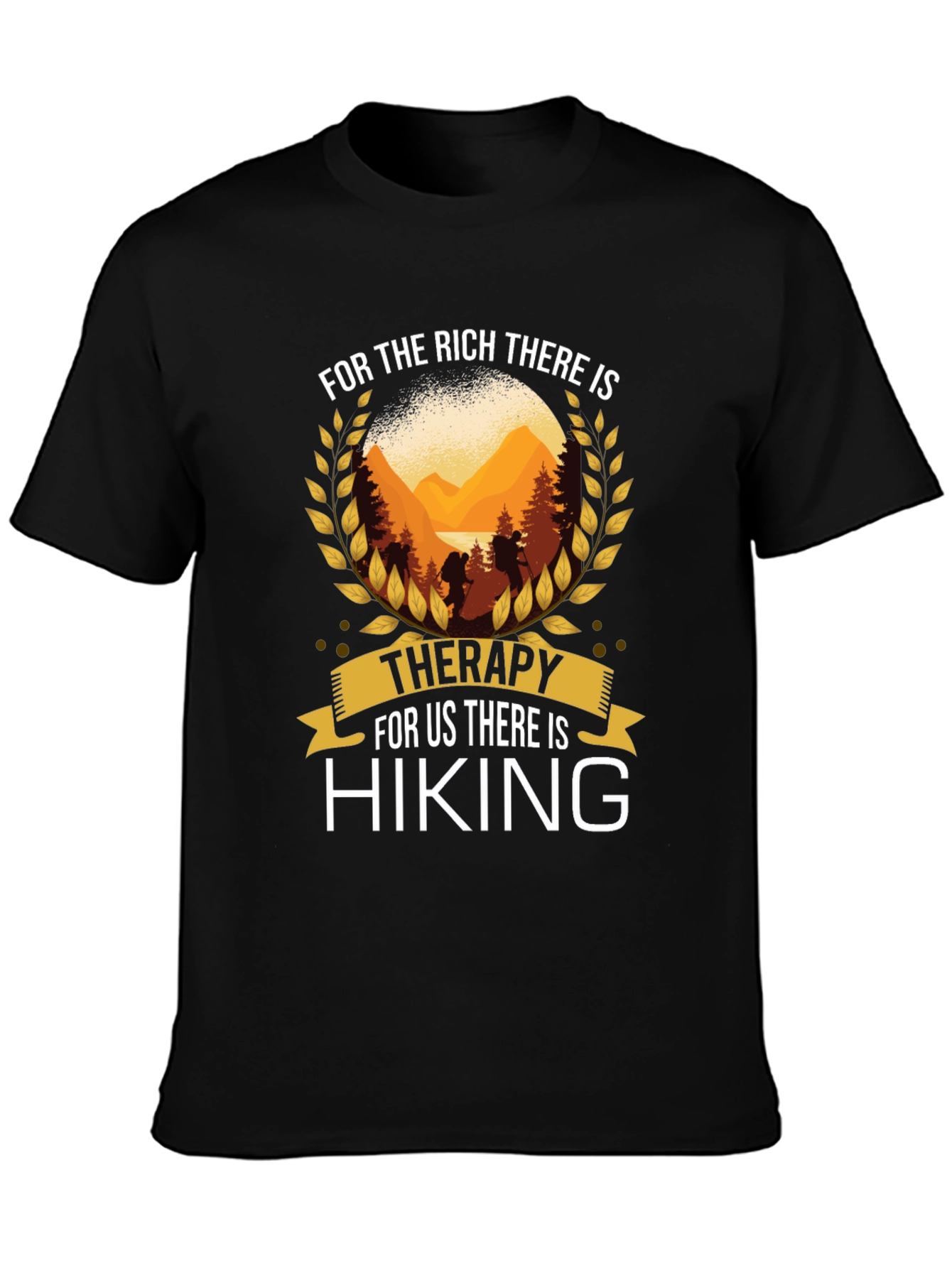 Hiking Therapy T-Shirt - Outdoor Adventure Tee