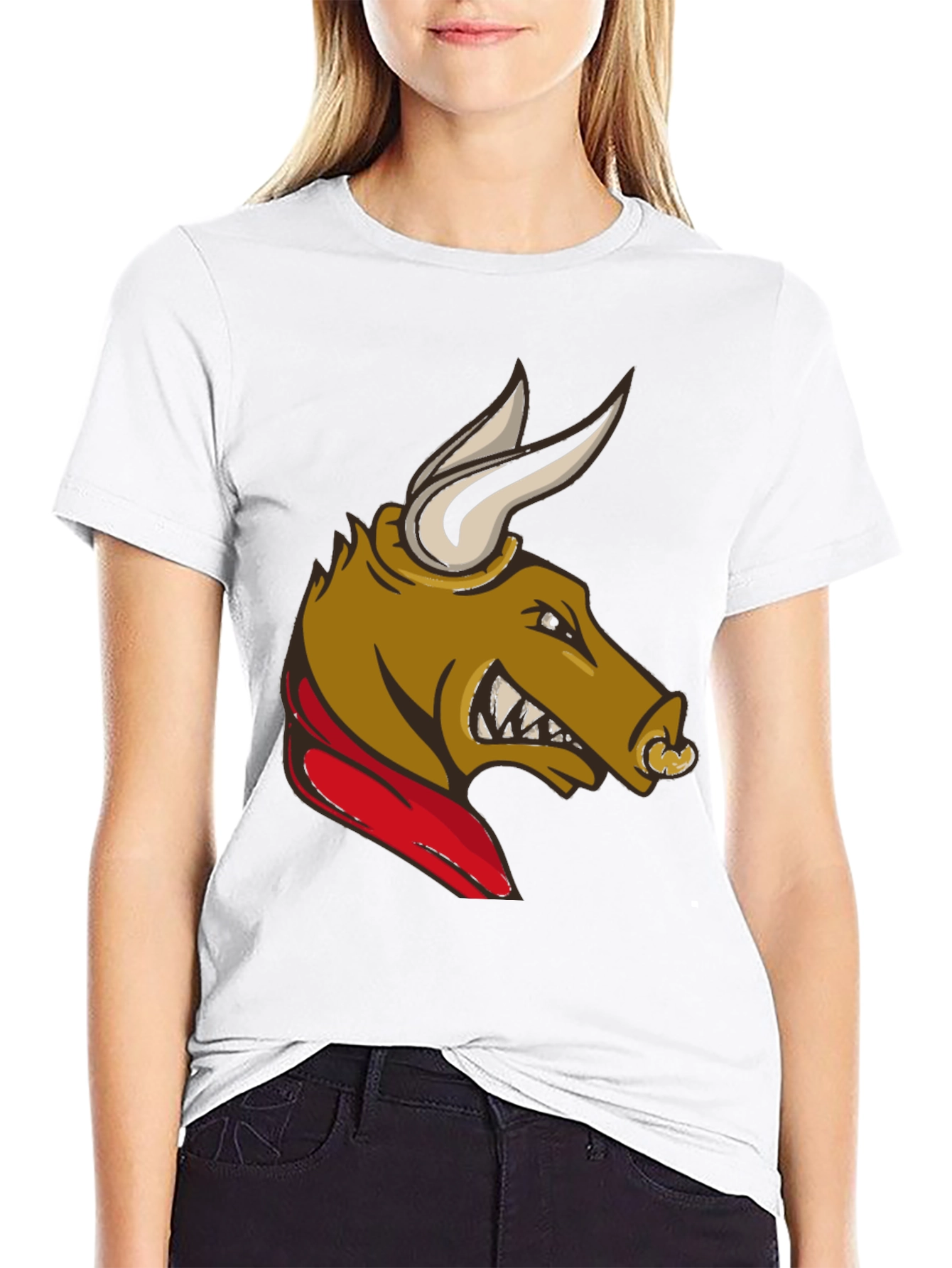 Mens Graphic Tee - Angry Boar Design