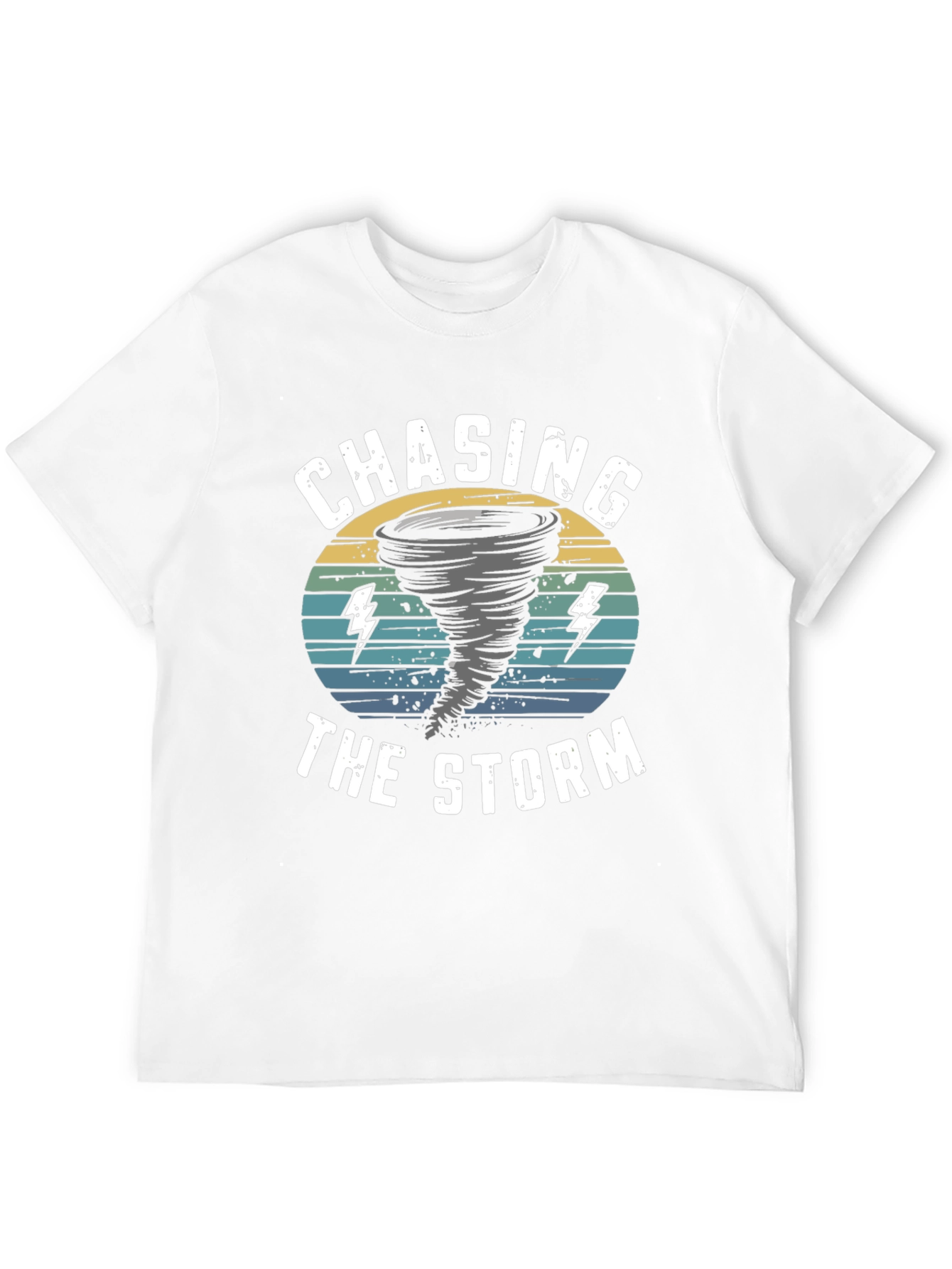 Chasing The Storm Black Graphic Tee