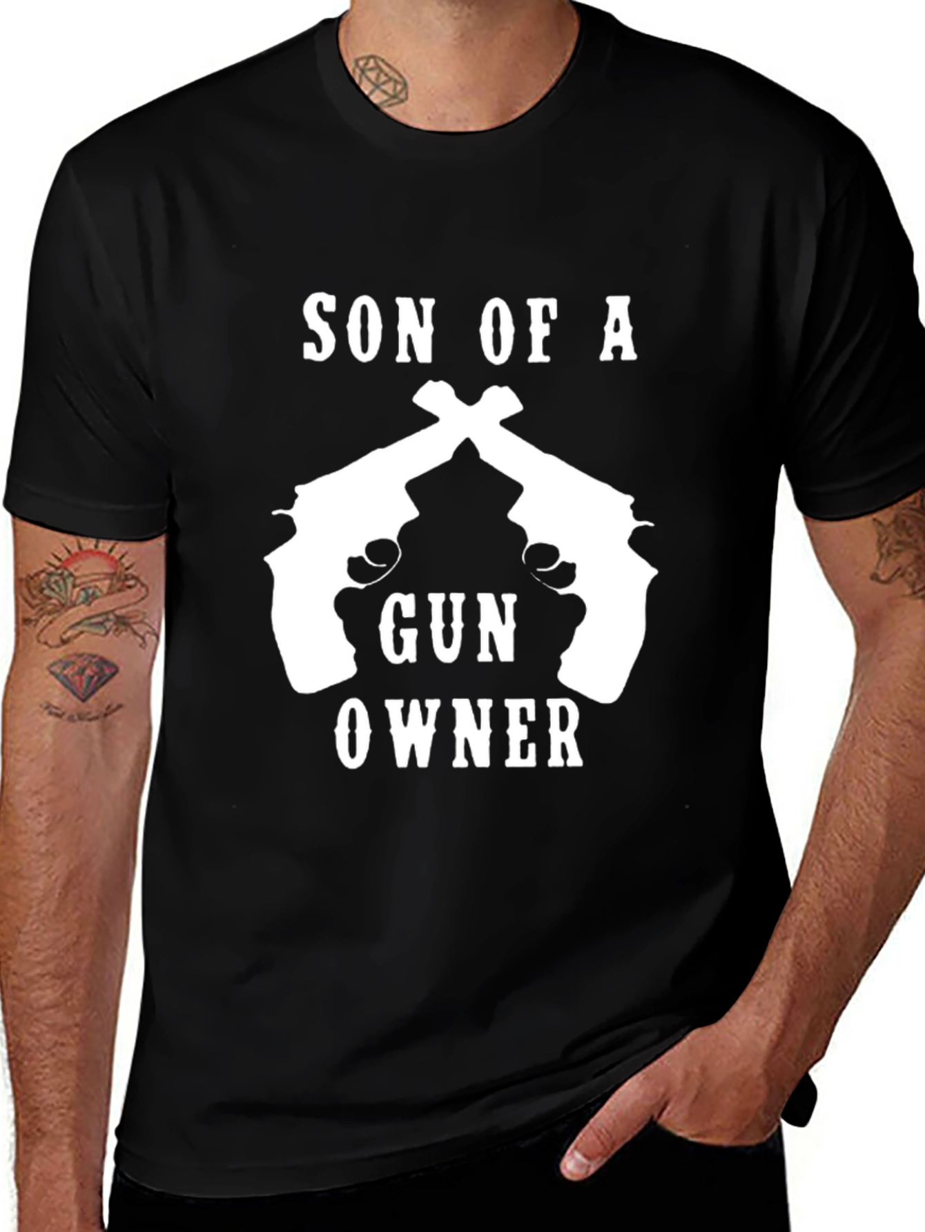 Son of a Gun Owner T-Shirt - Black