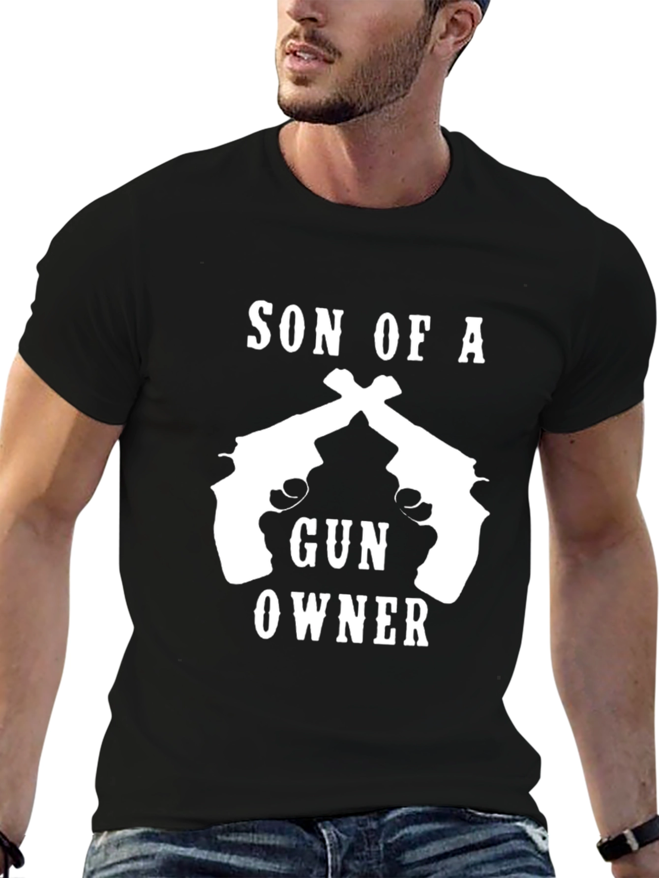 Son of a Gun Owner T-Shirt - Black