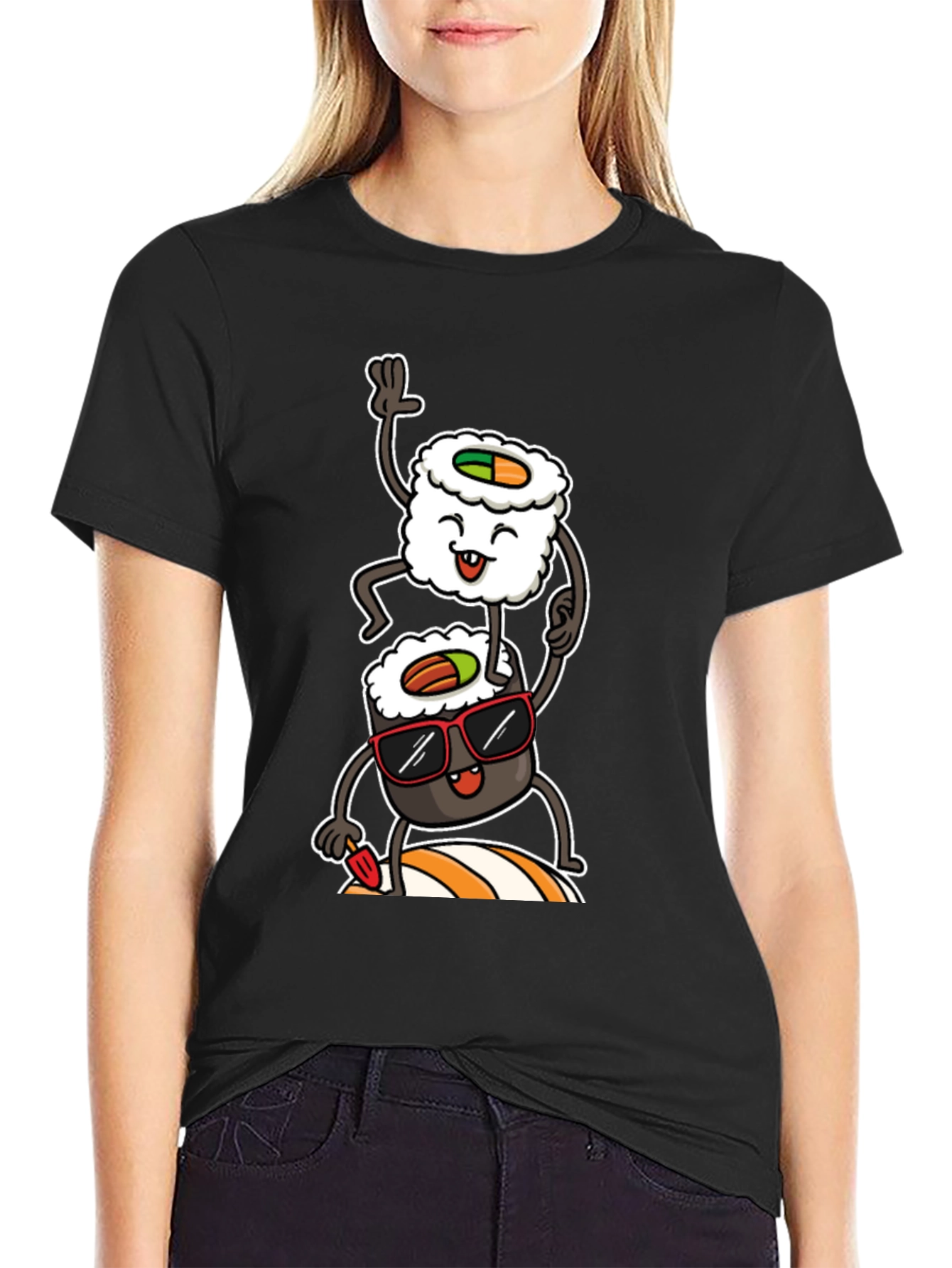Sushi Stack Graphic Tee - Cool & Casual