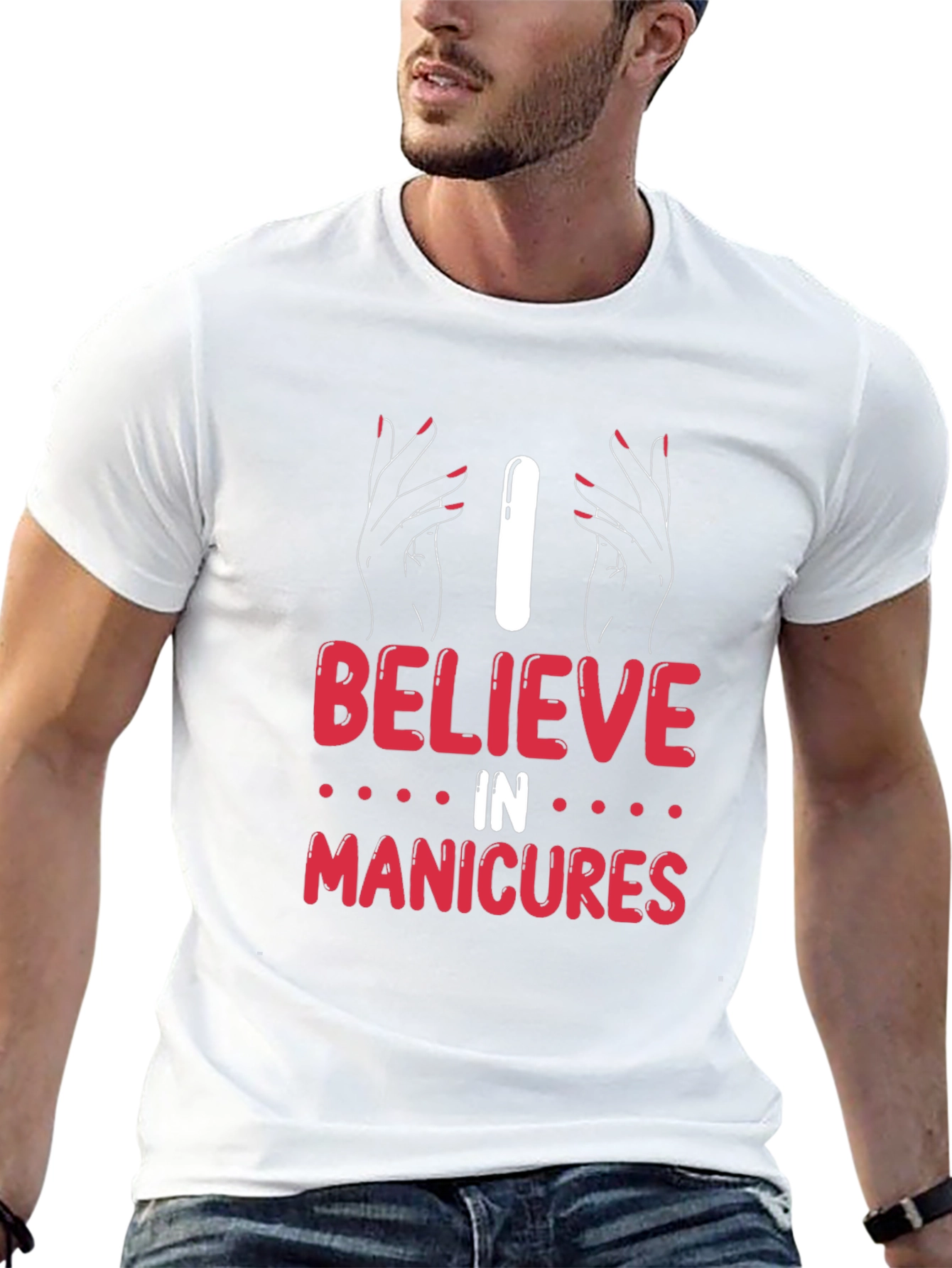 I Believe in Manicures Graphic T-Shirt