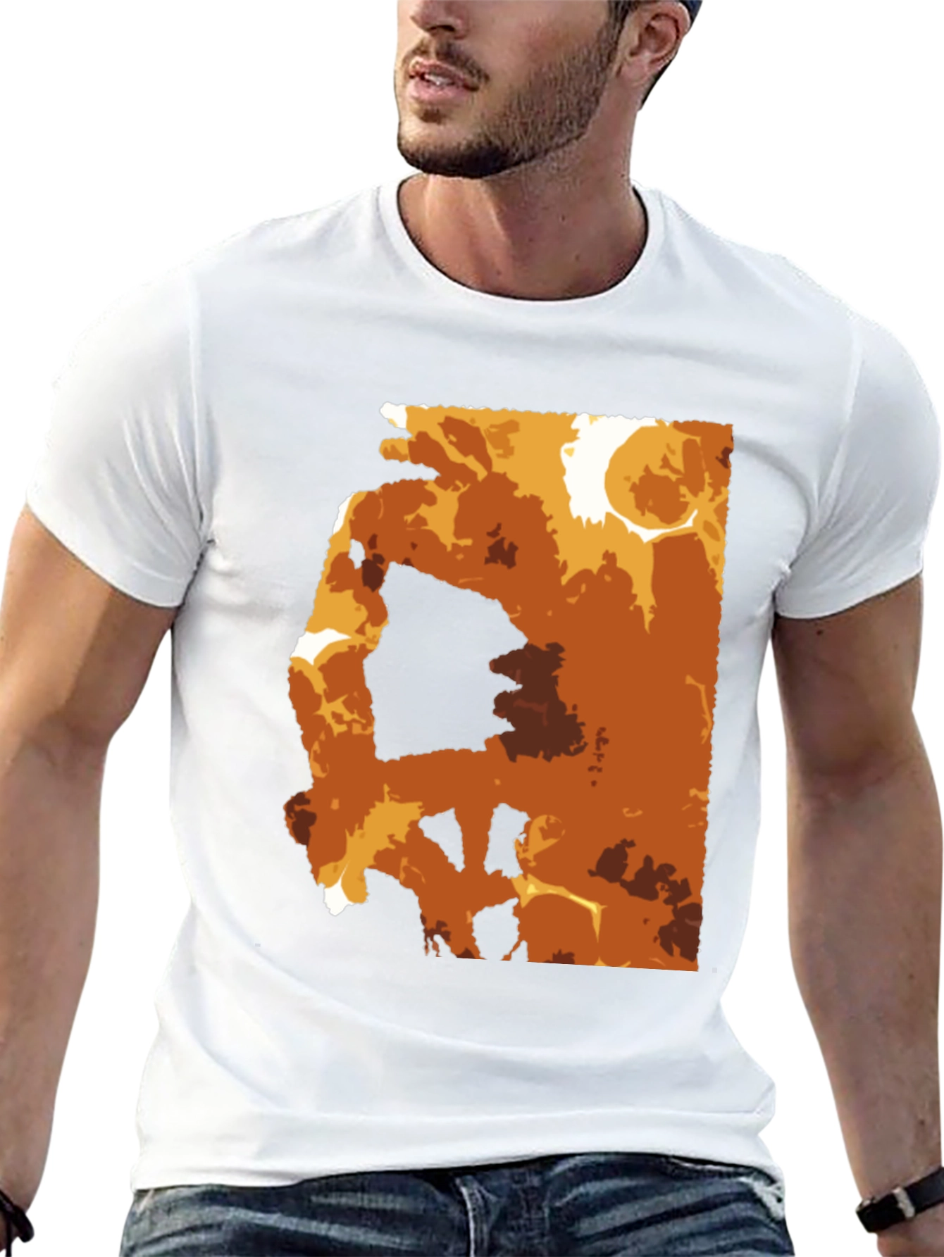 Abstract Graphic Tee - Stylish Casual Comfort