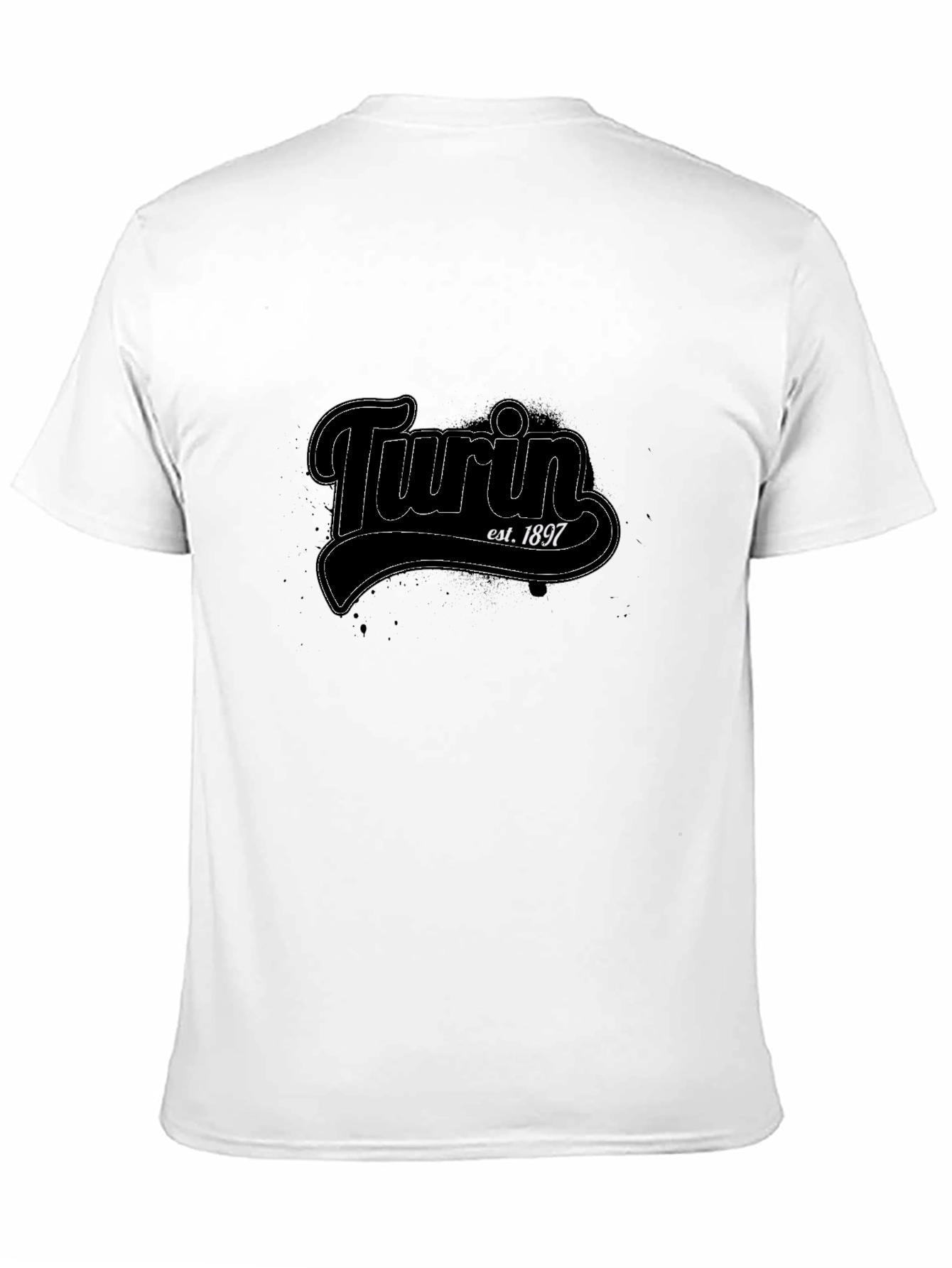 Turin Est. 1897 Black Graphic Tee