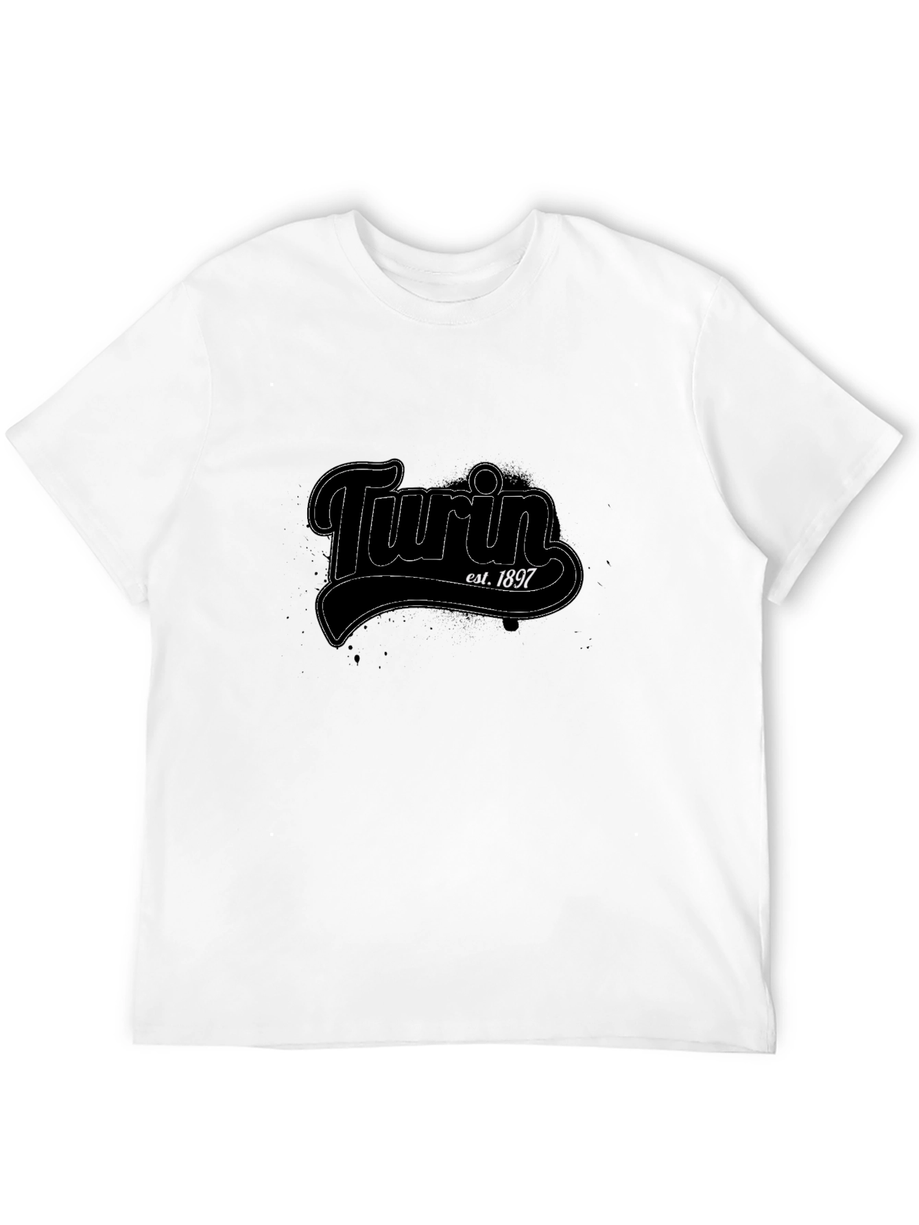 Turin Est. 1897 Black Graphic Tee