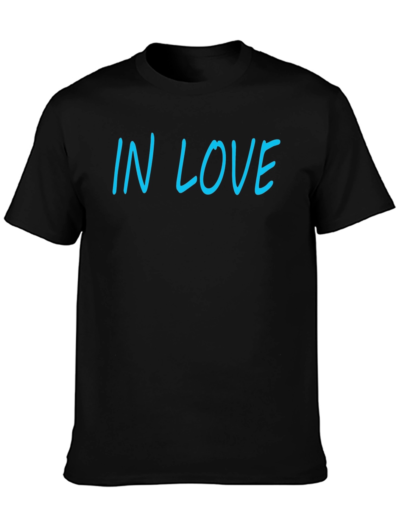 In Love Graphic Tee - Casual Black T-Shirt