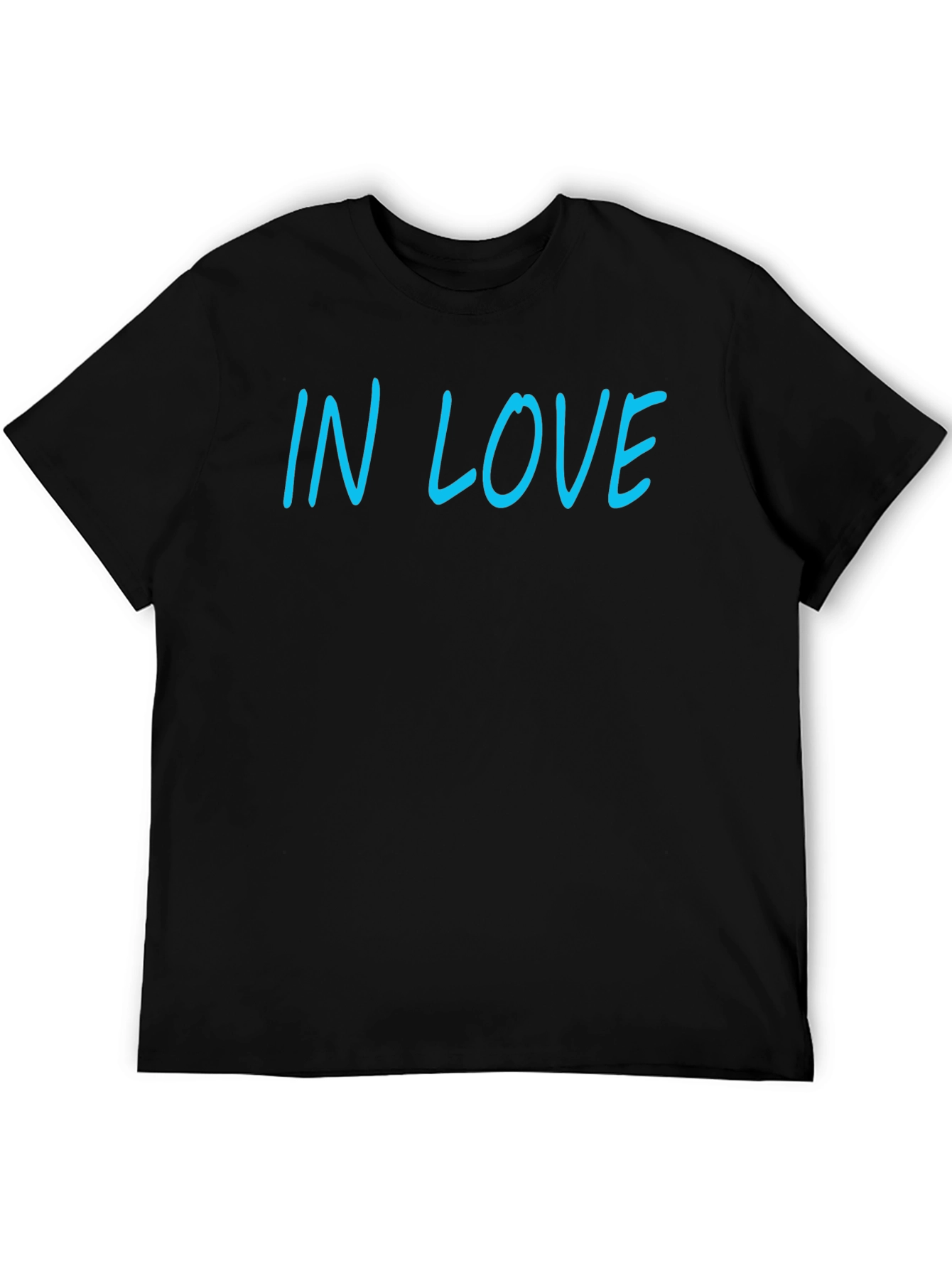 In Love Graphic Tee - Casual Black T-Shirt