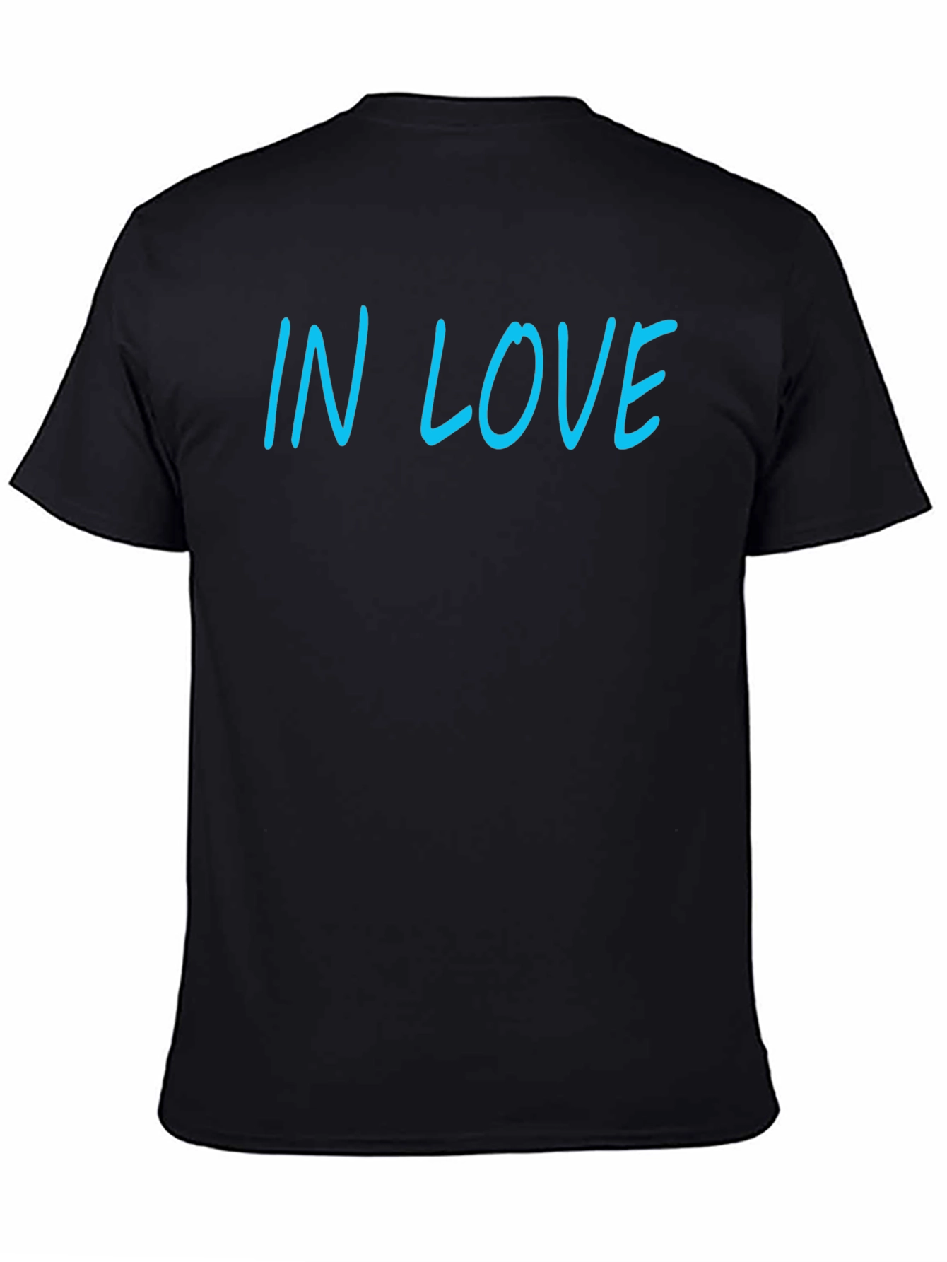In Love Graphic Tee - Casual Black T-Shirt