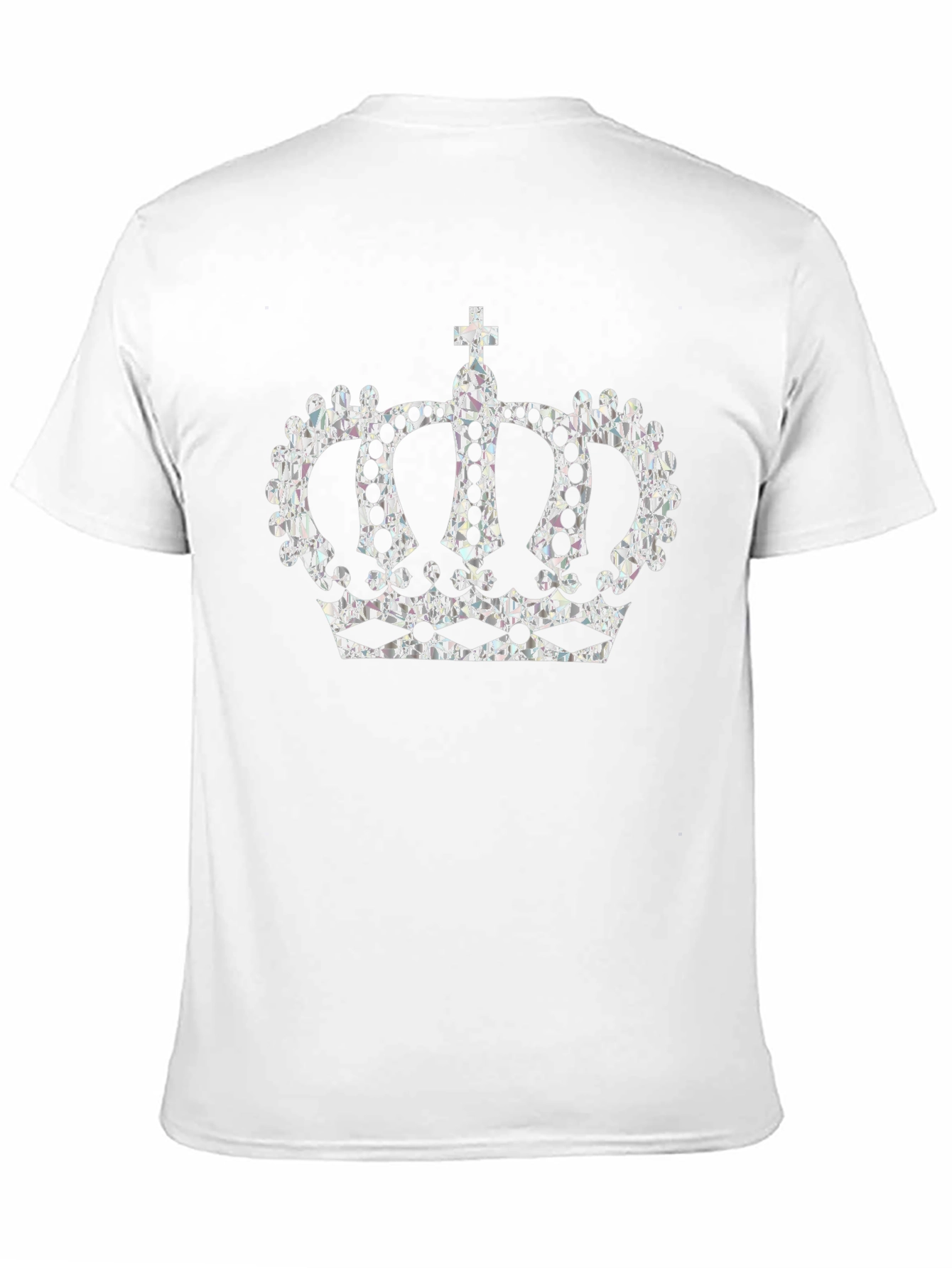 Regal Crown Graphic Tee - Stylish Black T-Shirt