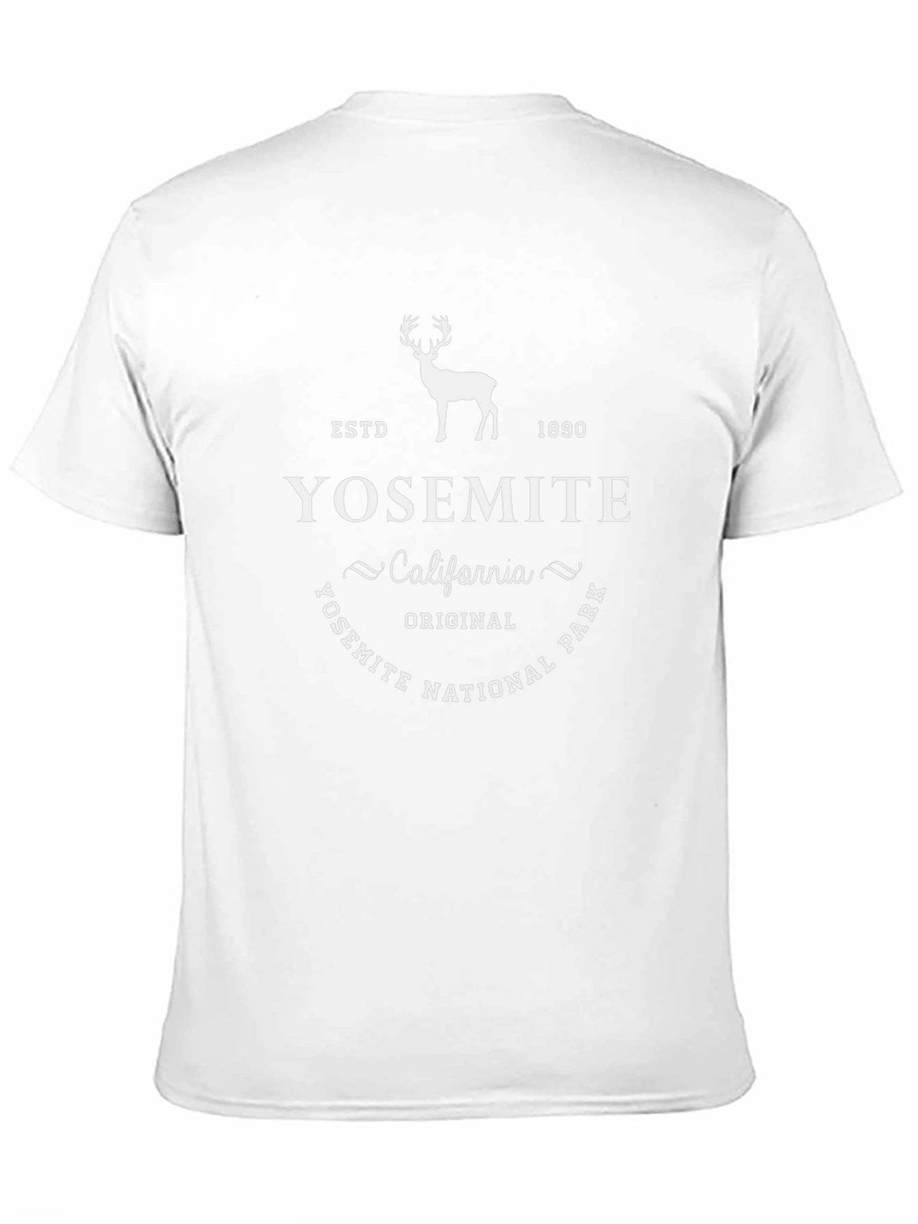 Yosemite National Park Graphic Tee - Black Cotton