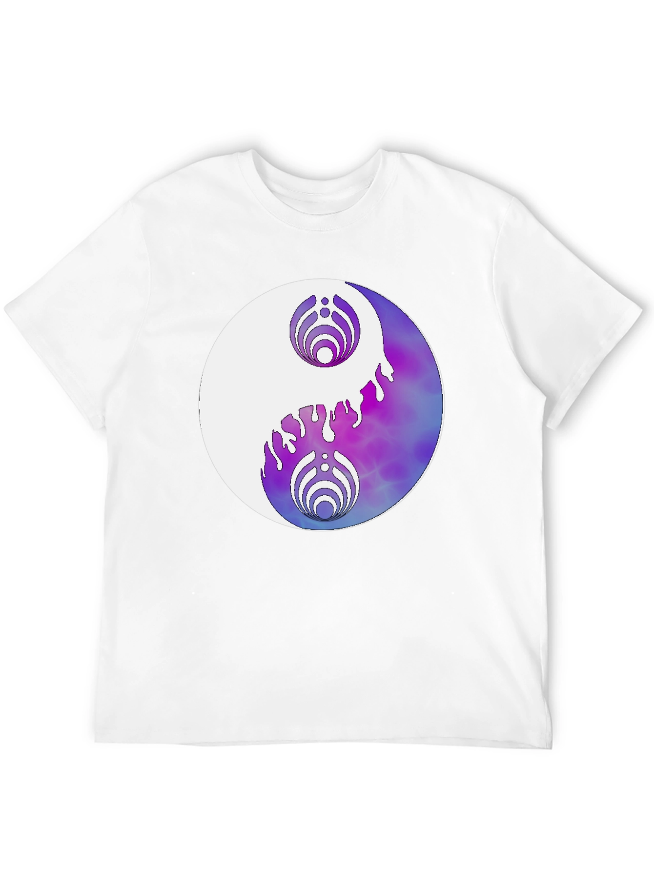 Yin Yang Graphic Tee - Black Casual T-Shirt