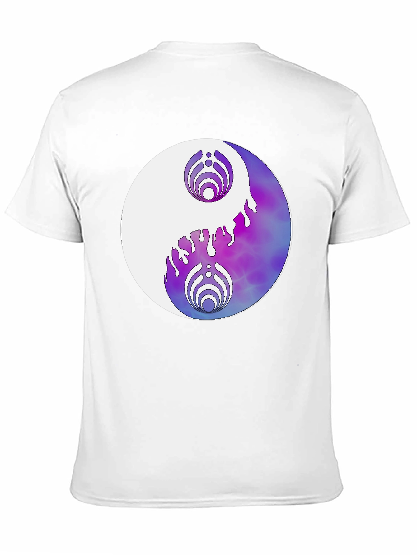 Yin Yang Graphic Tee - Black Casual T-Shirt