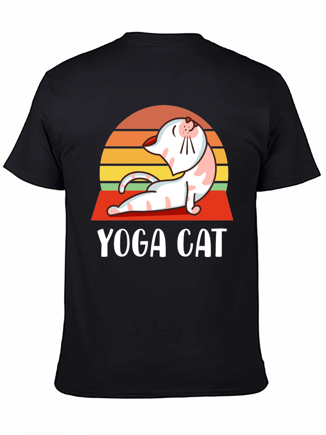 Yoga Cat T-Shirt - Funny Workout Tee