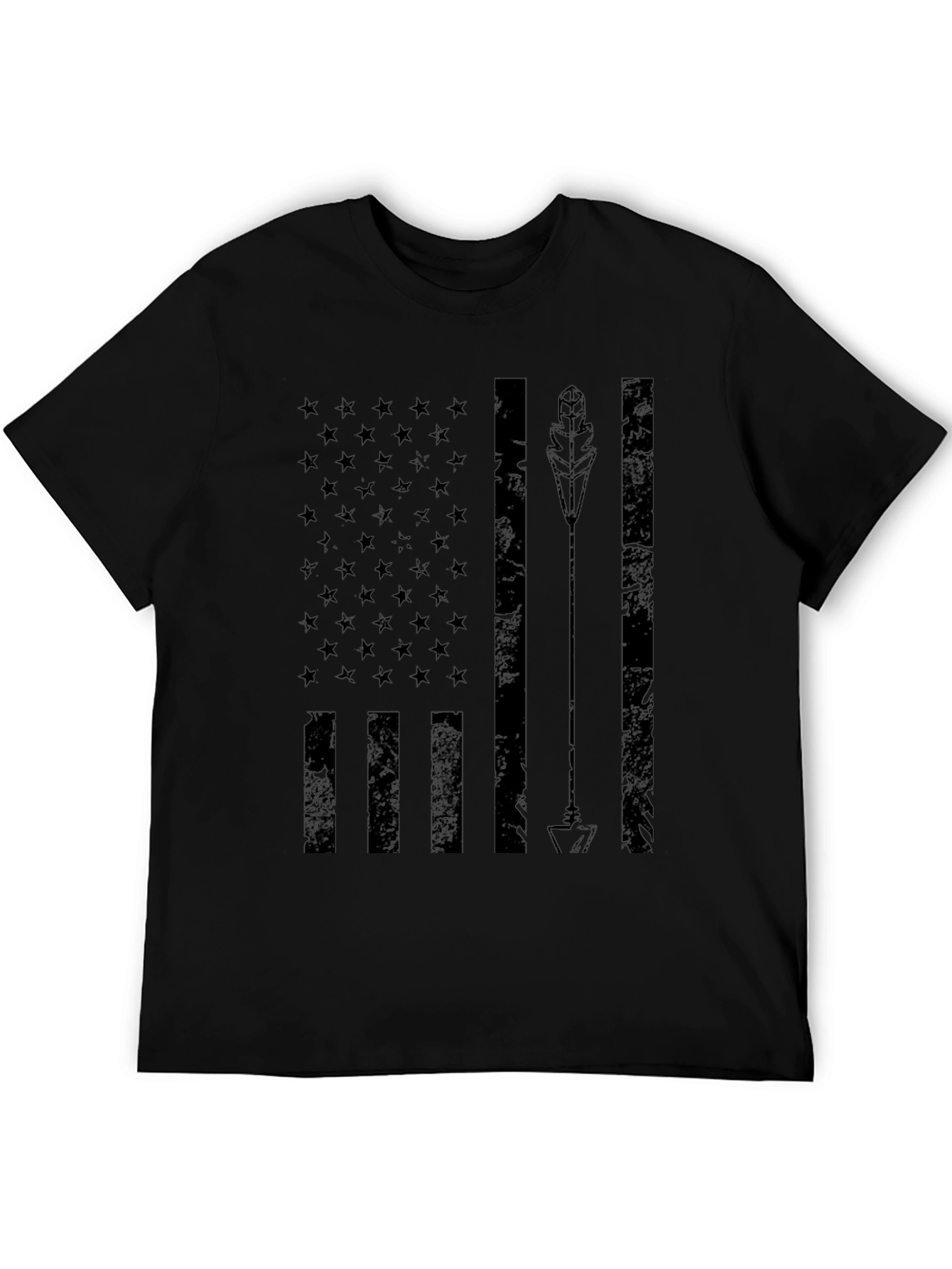 American Arrow Flag Graphic Tee - Black