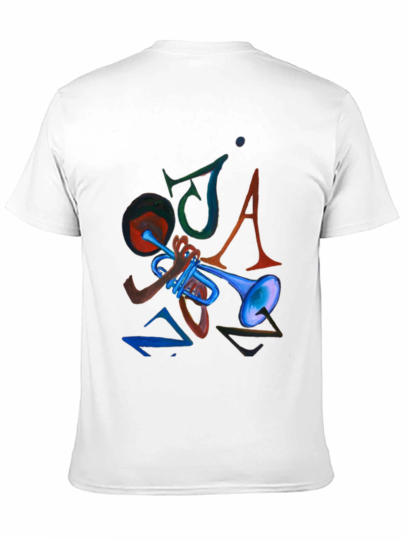 JAZZ Graphic Print Black Tee