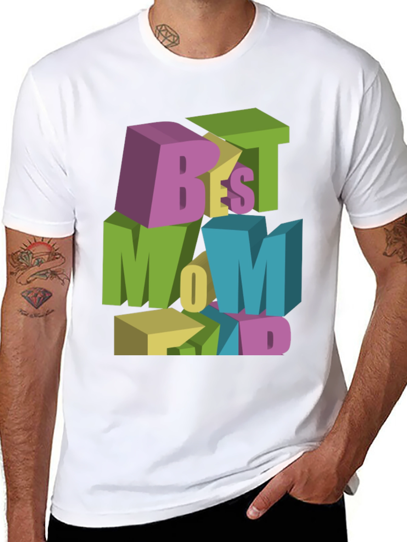 Best Mom Ever Graphic T-Shirt - Modern Style