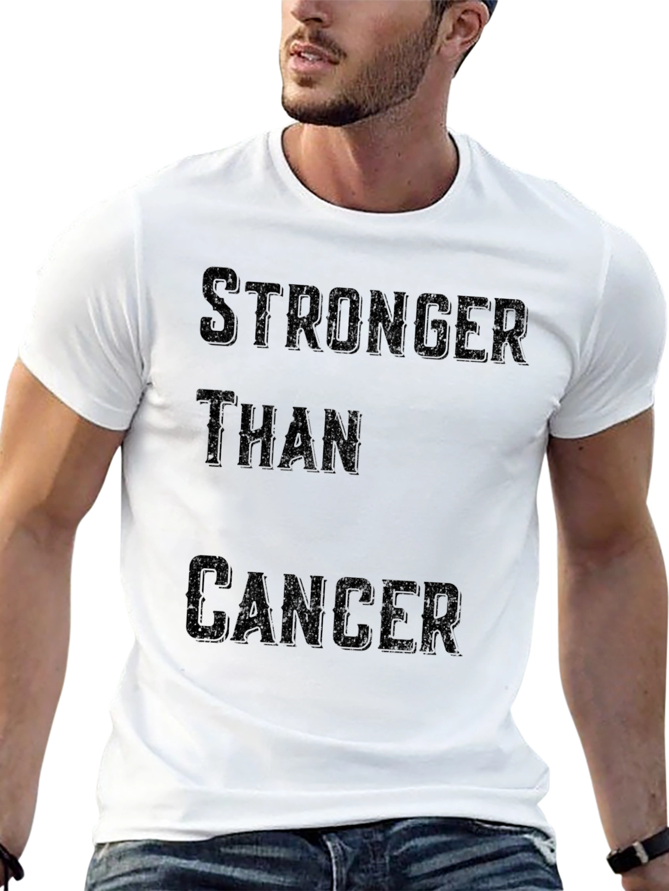Stronger Than Cancer T-Shirt - Fight Cancer Awareness