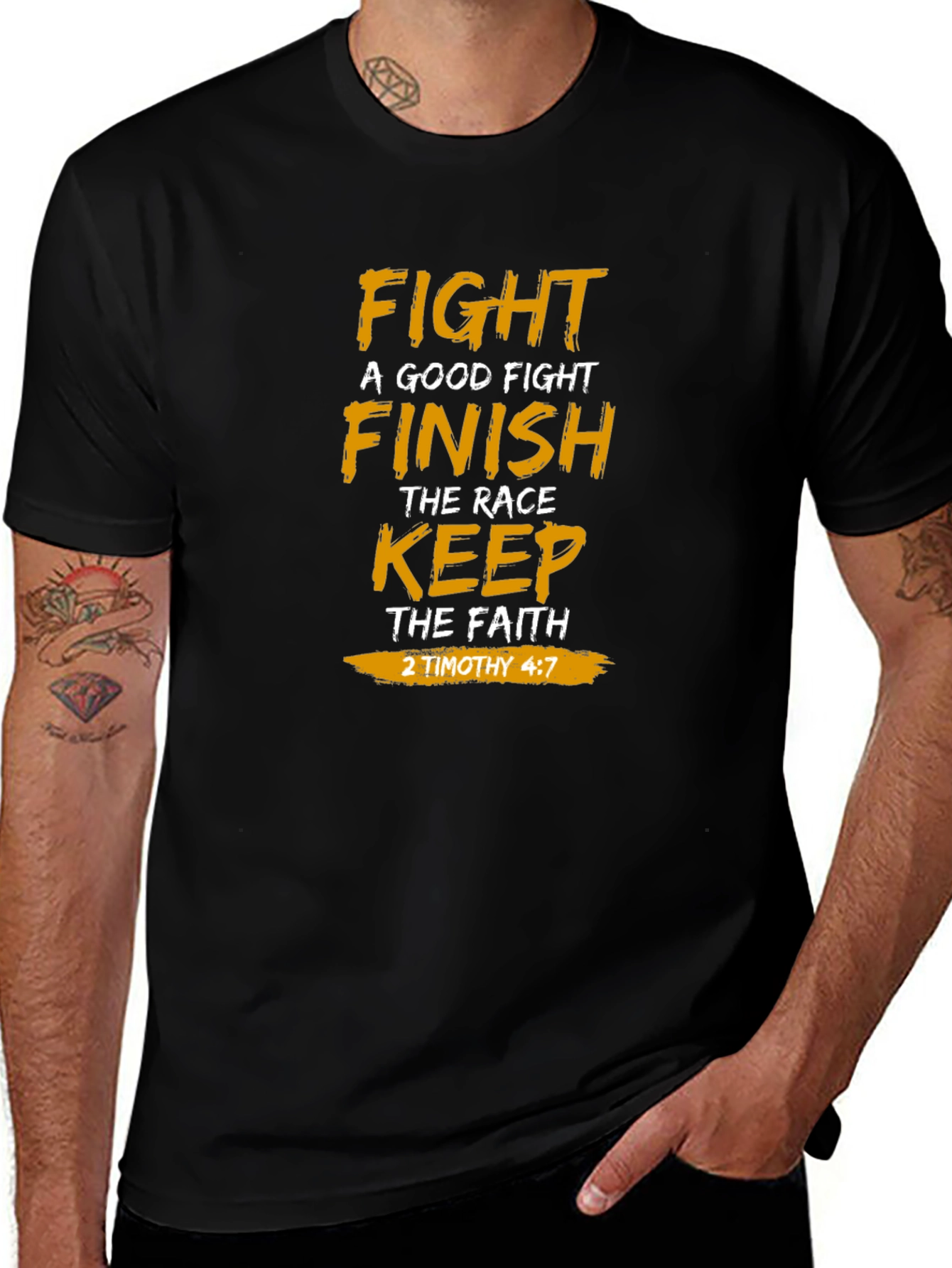 Fight The Good Fight Graphic T-Shirt
